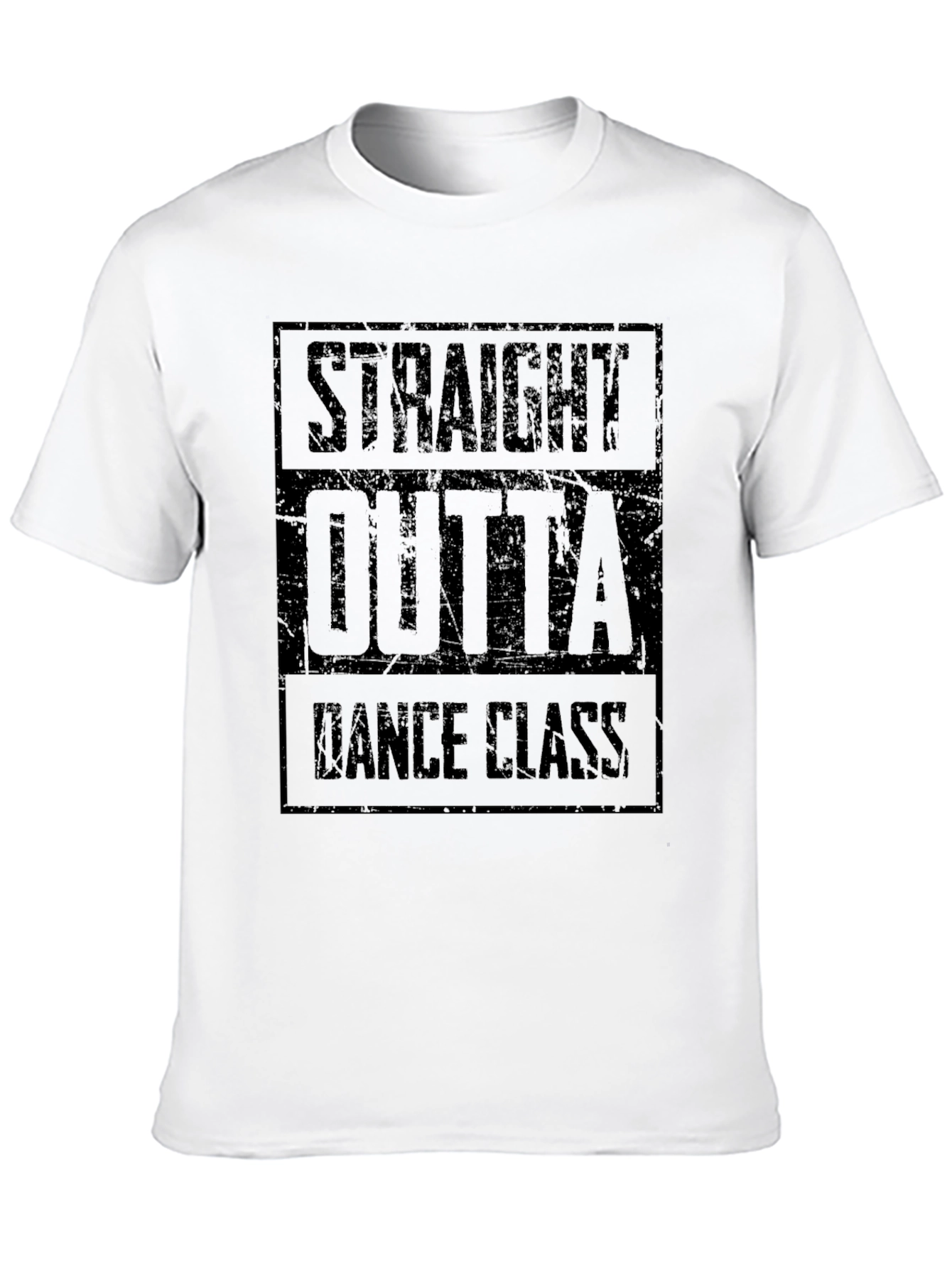 Straight Outta Dance Class Black Graphic Tee