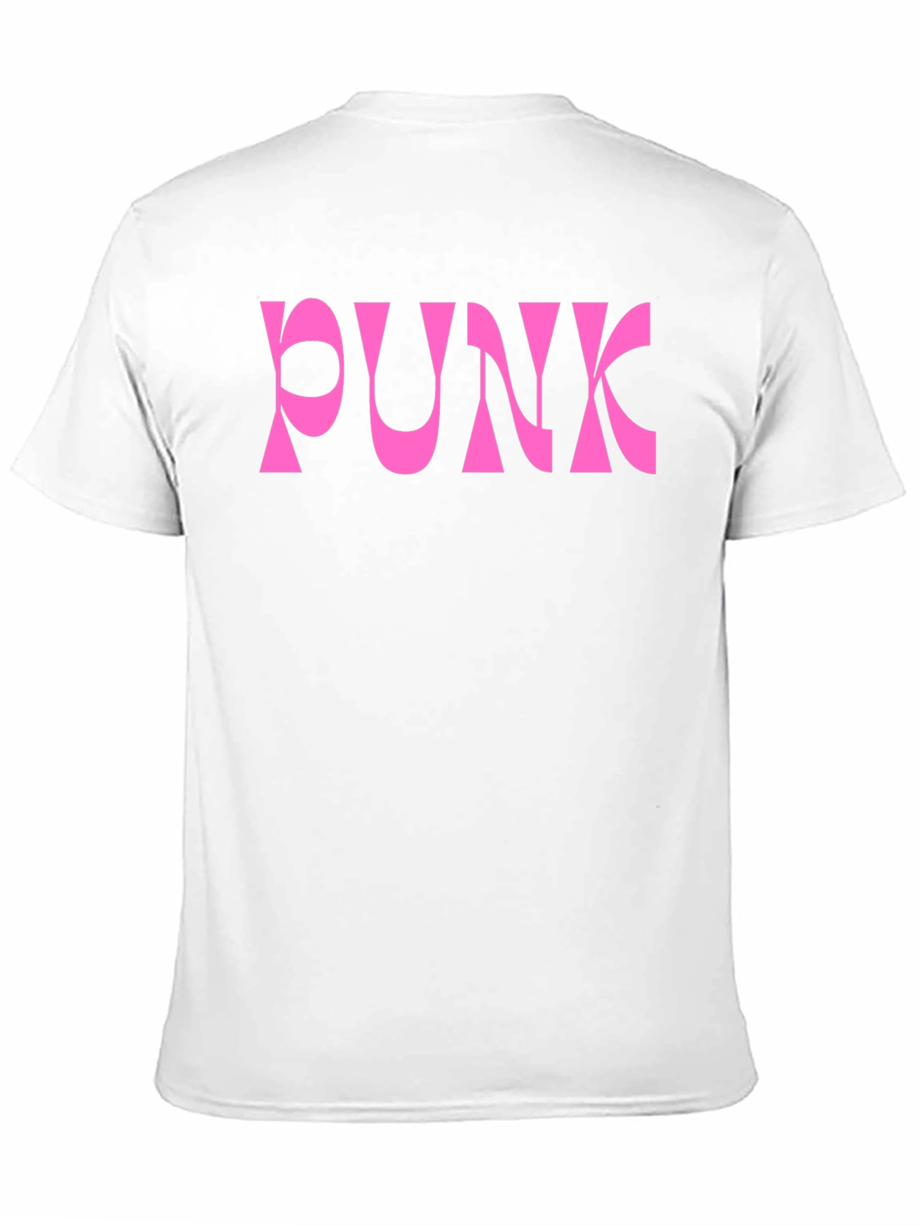Pink Punk Graphic Black T-Shirt