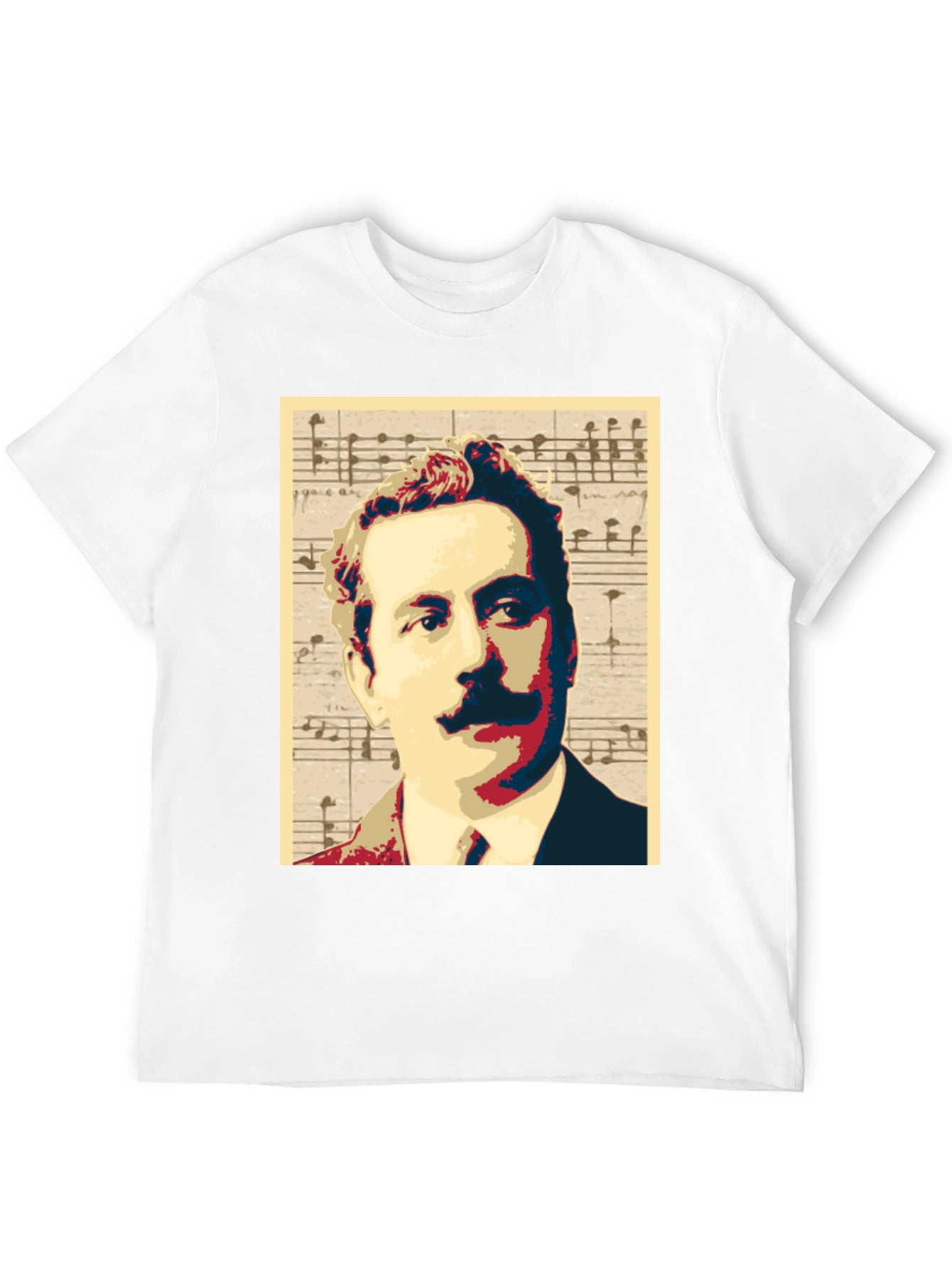 Music Man Portrait Graphic Tee