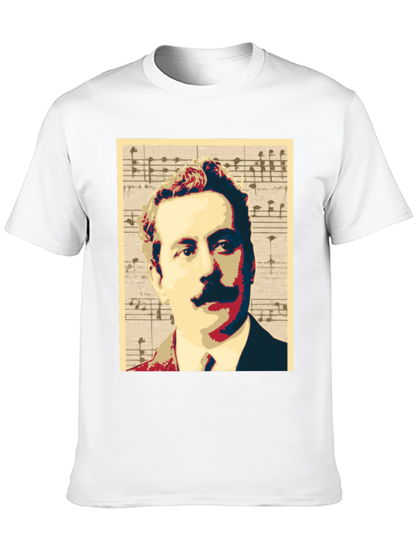 Music Man Portrait Graphic Tee