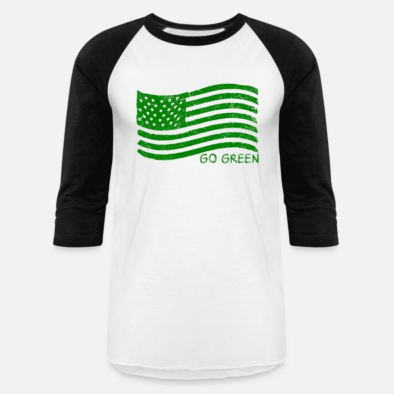 Green USA Flag - Go Green