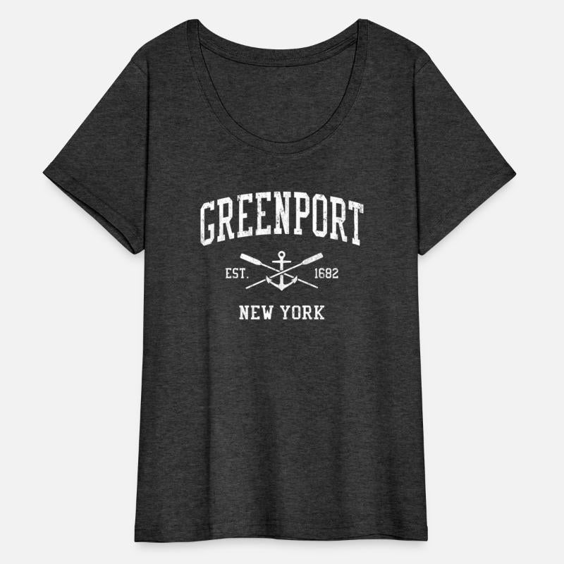 Greenport Ny Crossed Oars Boat Anchor Sports