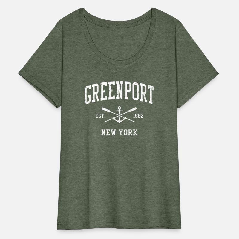 Greenport Ny Crossed Oars Boat Anchor Sports