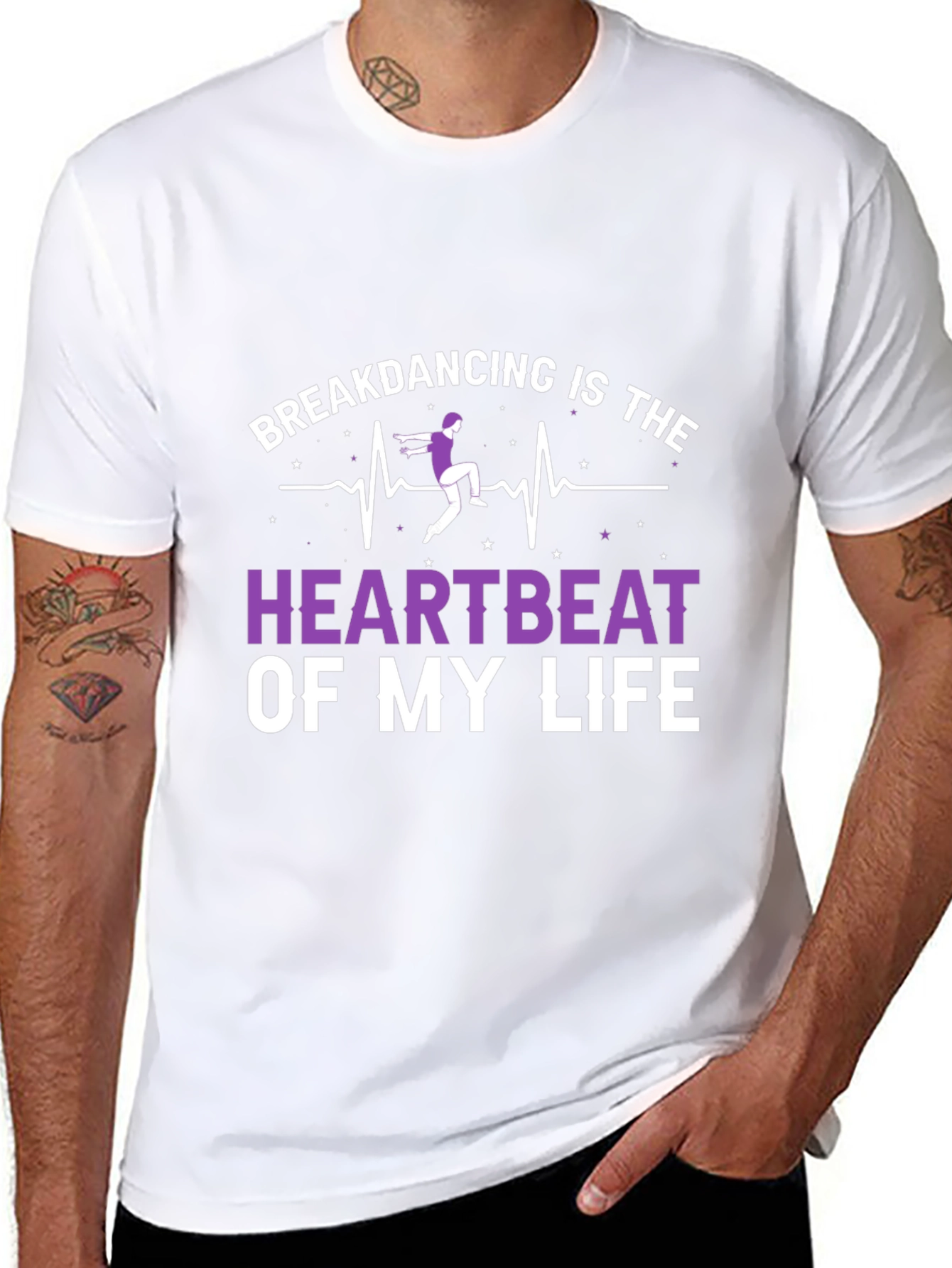 Breakdancing Heartbeat T-Shirt
