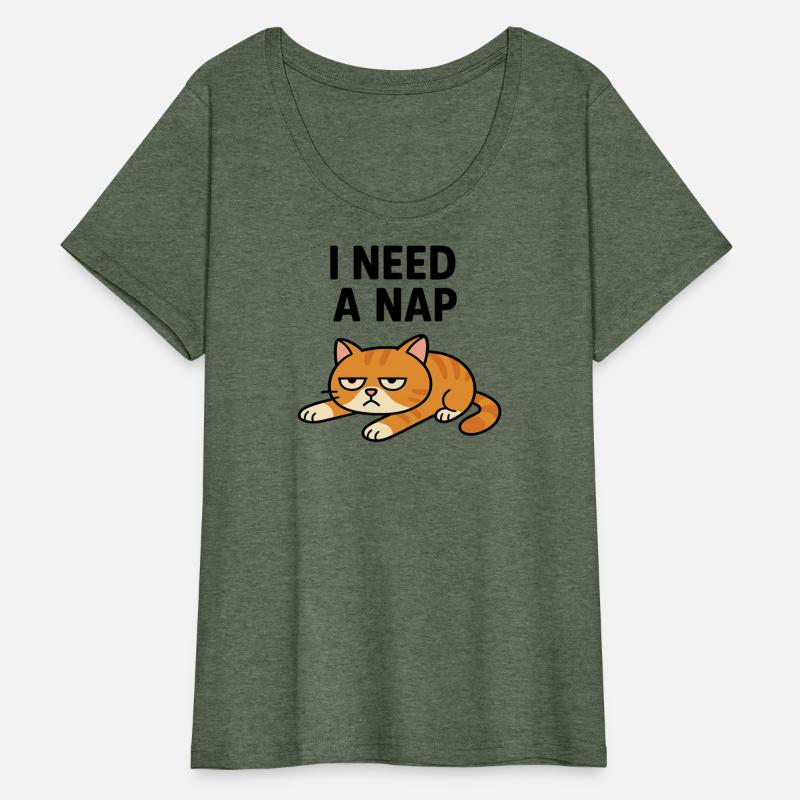 Grumpy Cat Lying Down Illustration