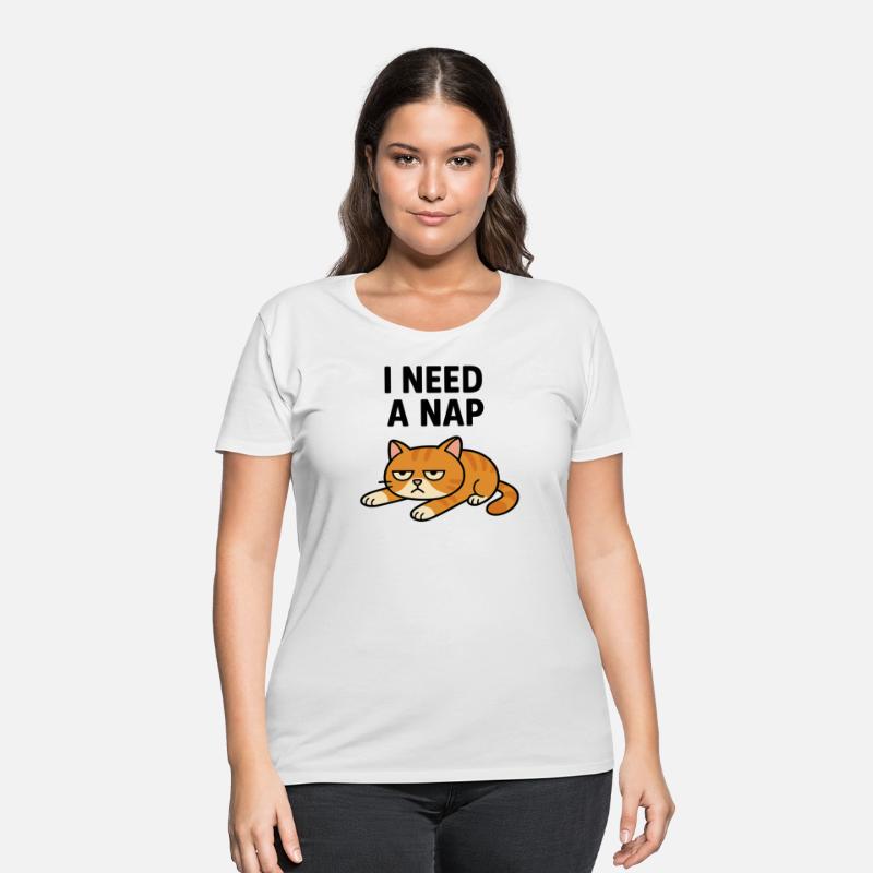 Grumpy Cat Lying Down Illustration