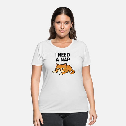 Grumpy Cat Lying Down Illustration