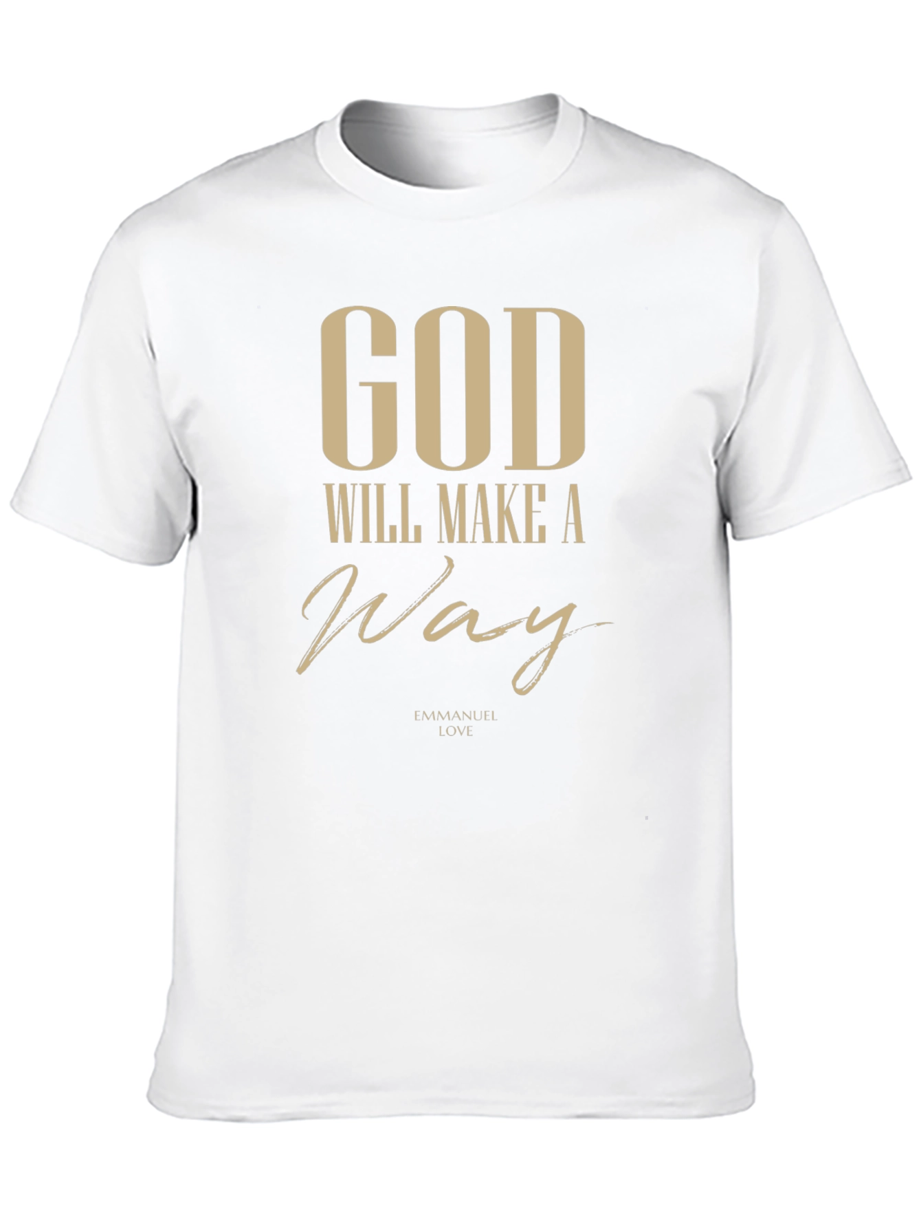 God Will Make A Way Black T-Shirt