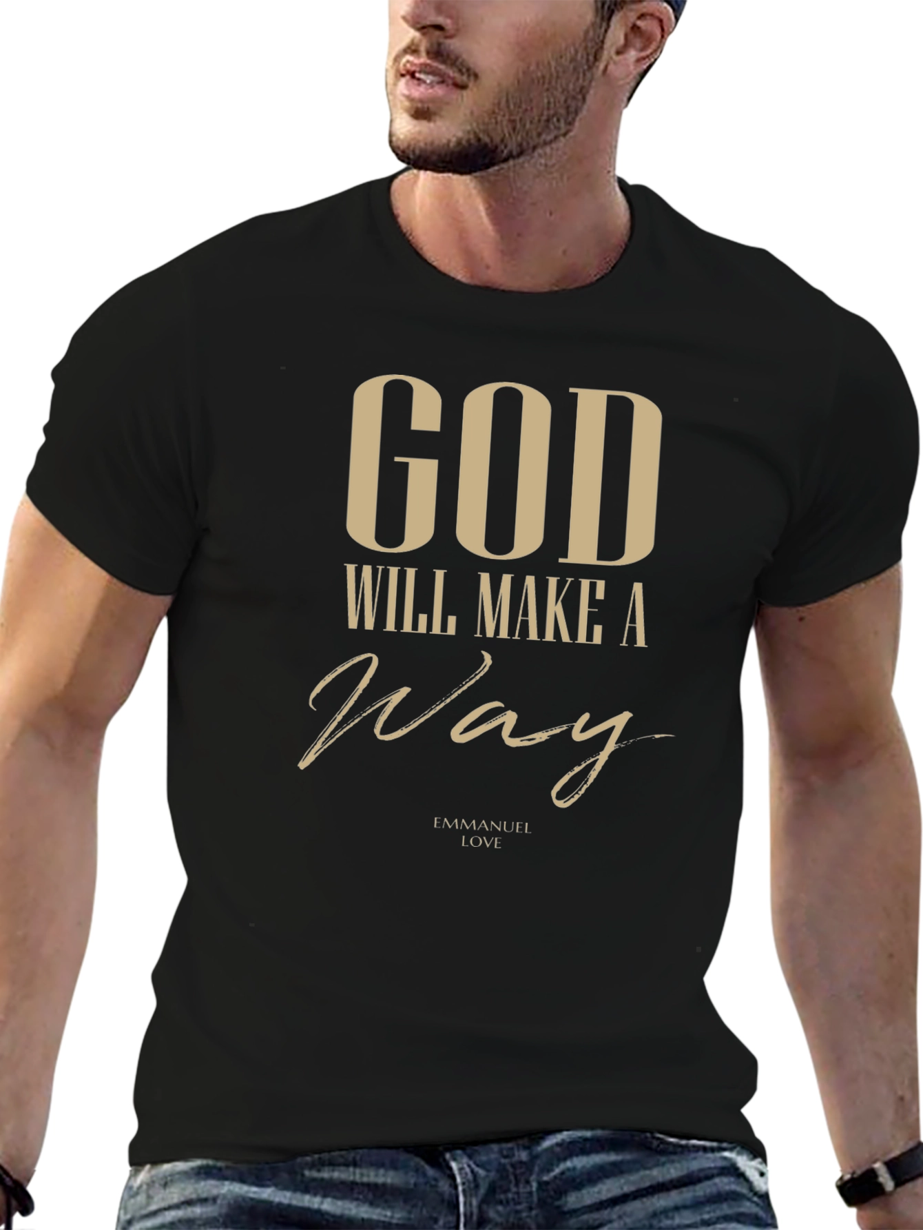 God Will Make A Way Black T-Shirt