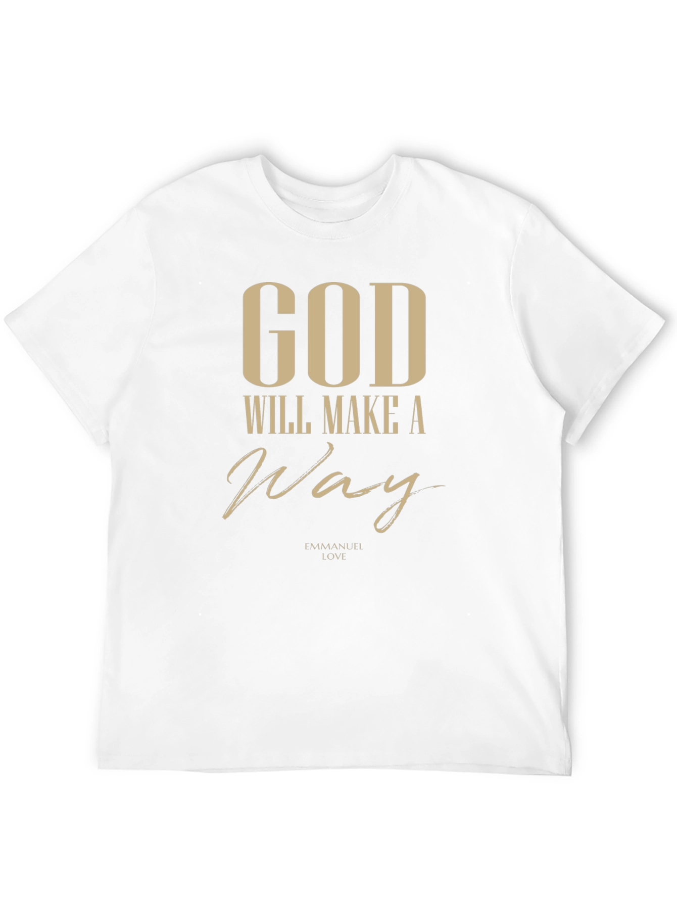 God Will Make A Way Black T-Shirt