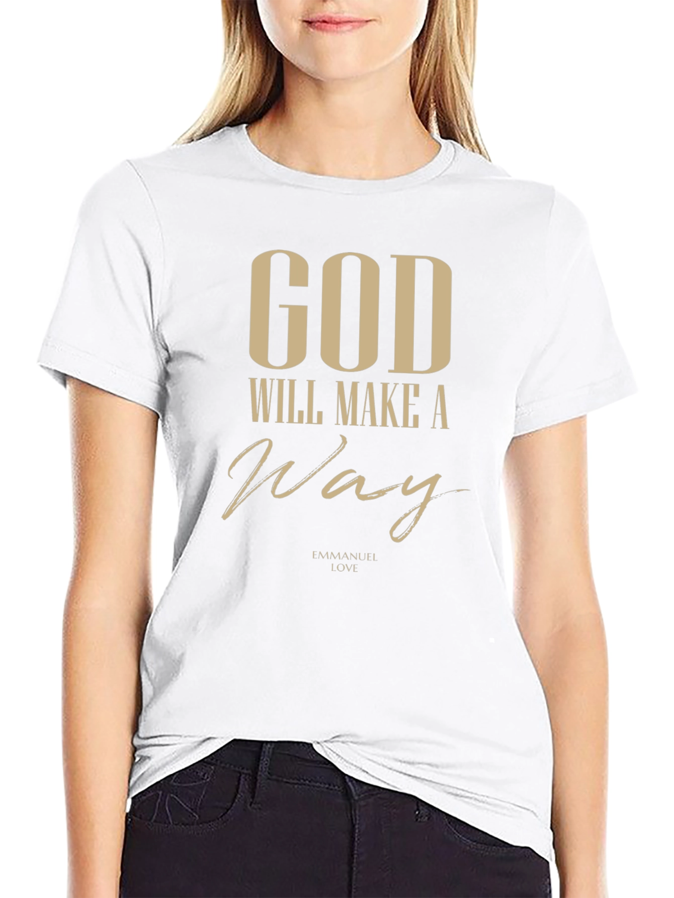 God Will Make A Way Black T-Shirt