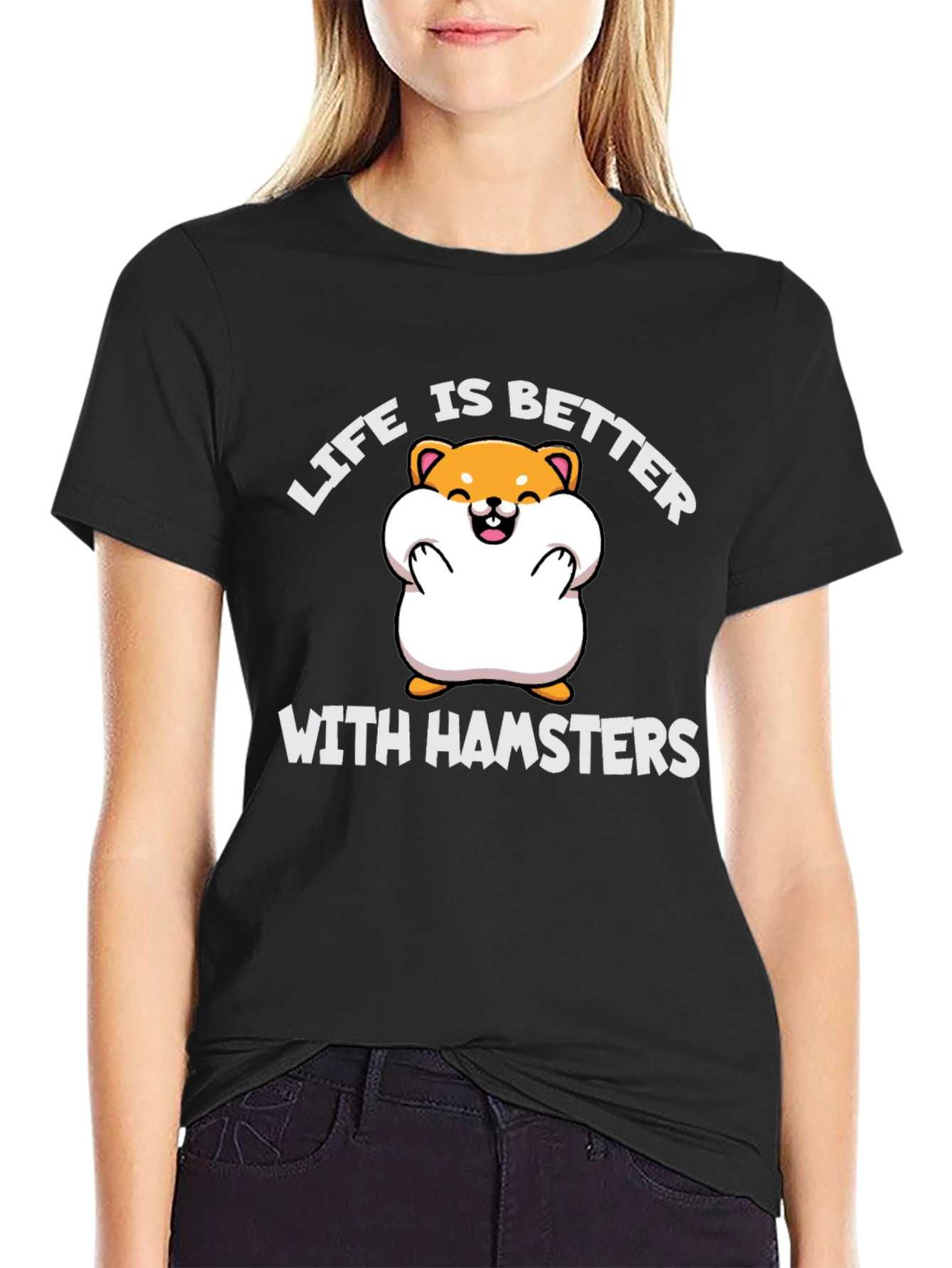 Hamster Lover Tee: Life is Better with Hamsters T-Shirt