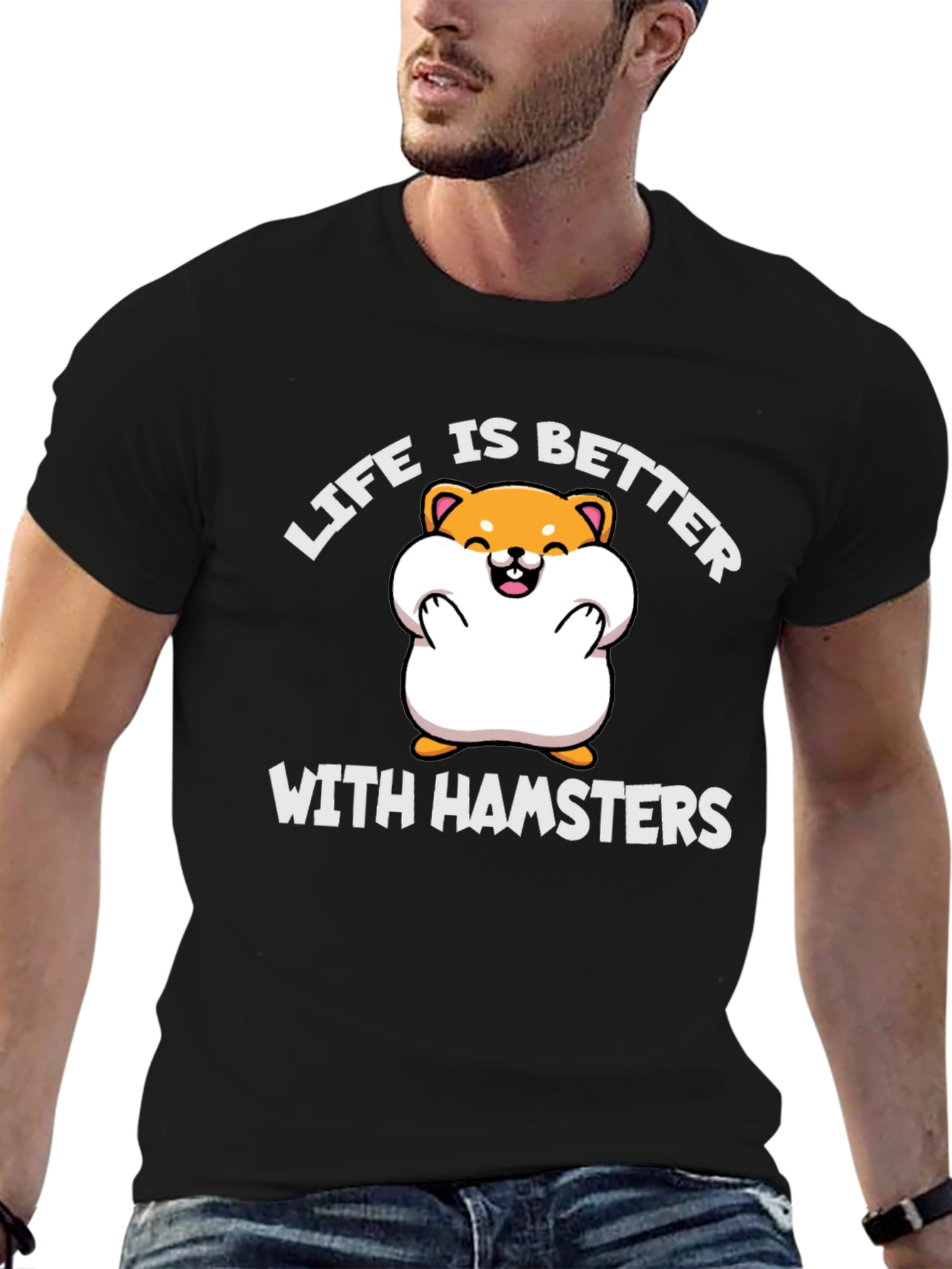 Hamster Lover Tee: Life is Better with Hamsters T-Shirt