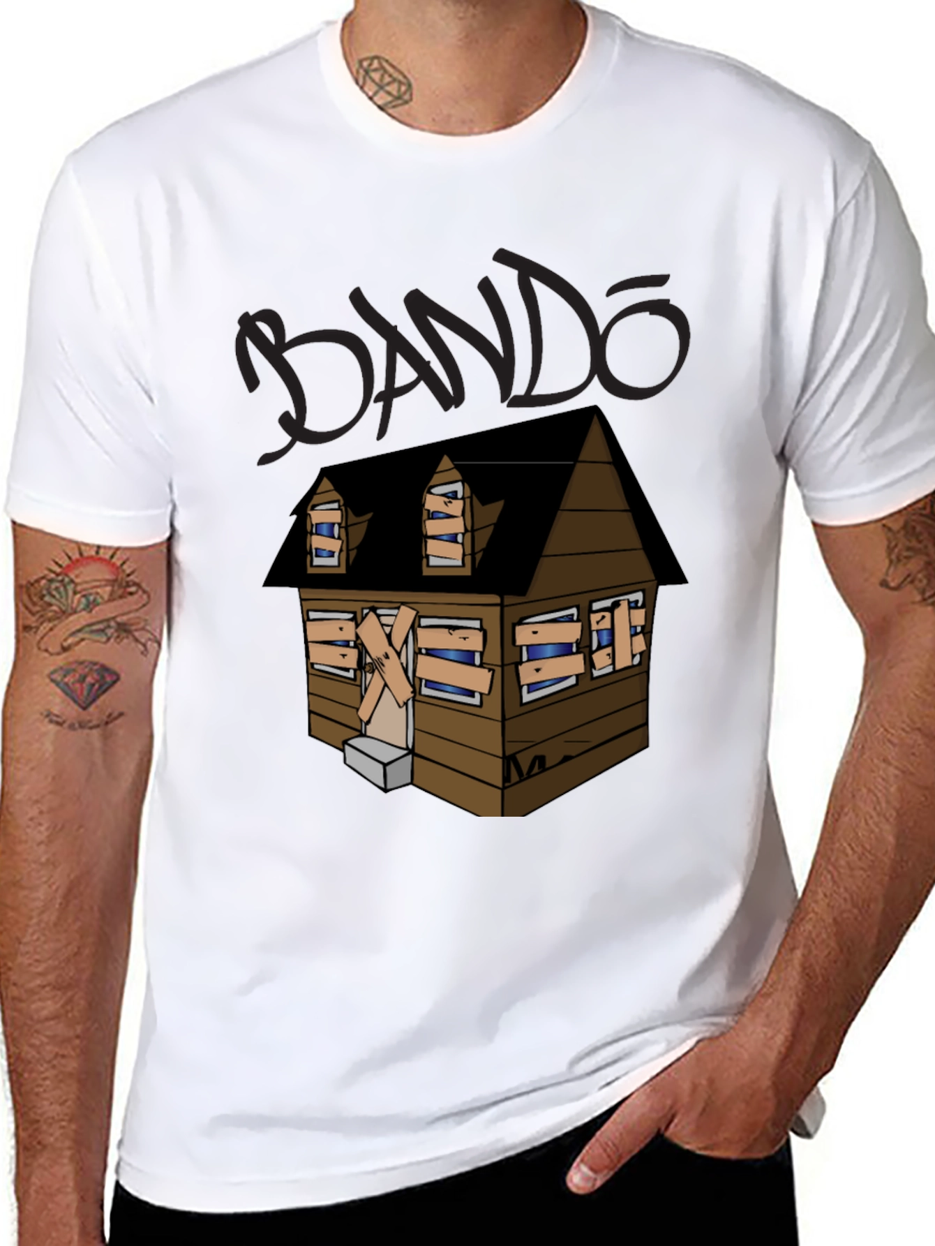 BANDO House Graphic Print T-Shirt