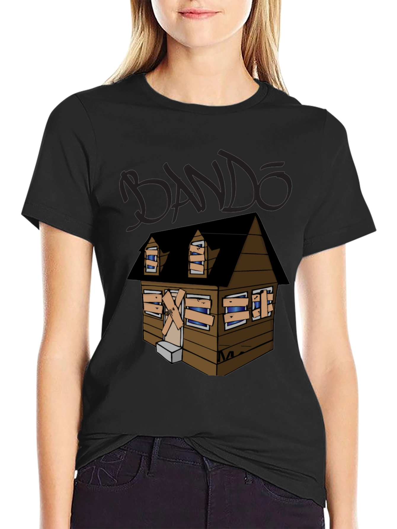 BANDO House Graphic Print T-Shirt