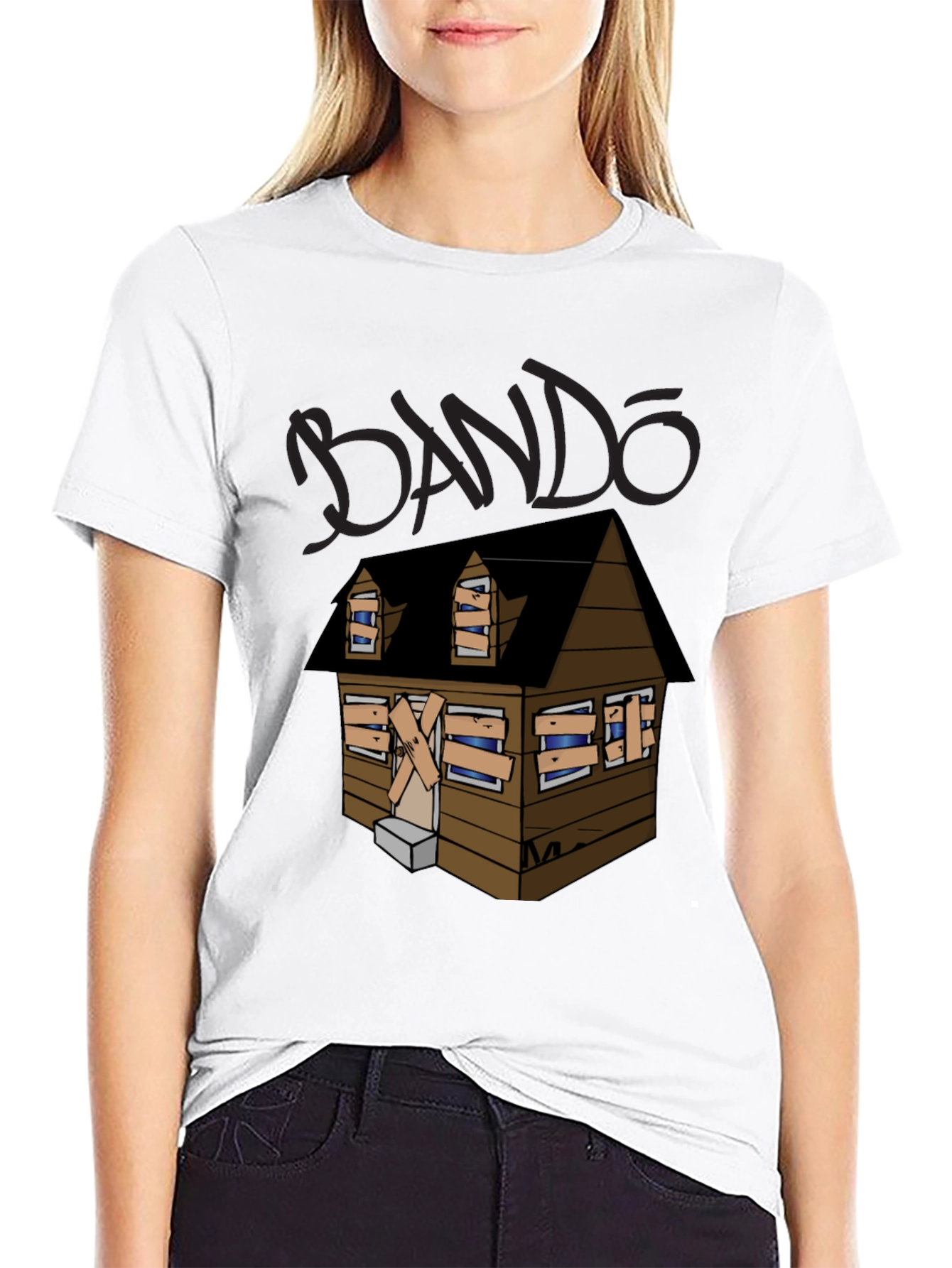 BANDO House Graphic Print T-Shirt