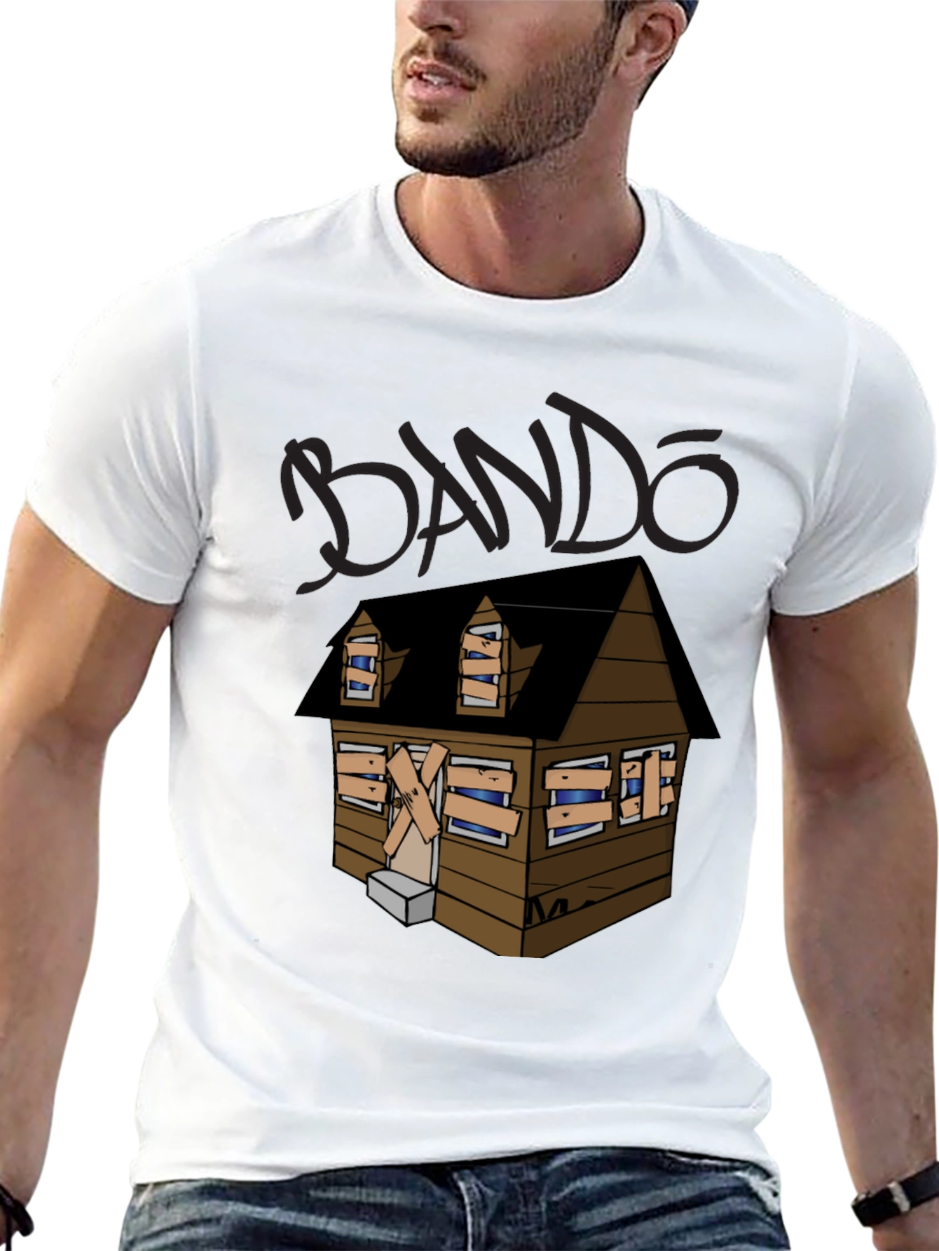 BANDO House Graphic Print T-Shirt