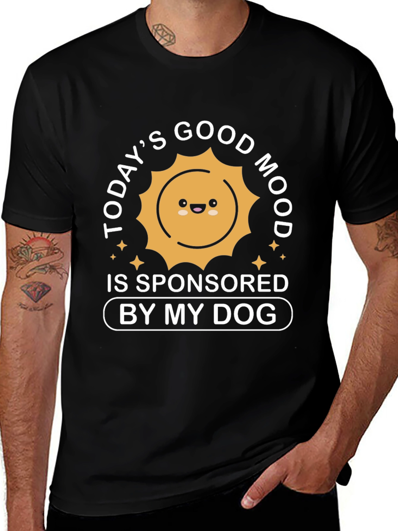 Good Mood Dog T-Shirt