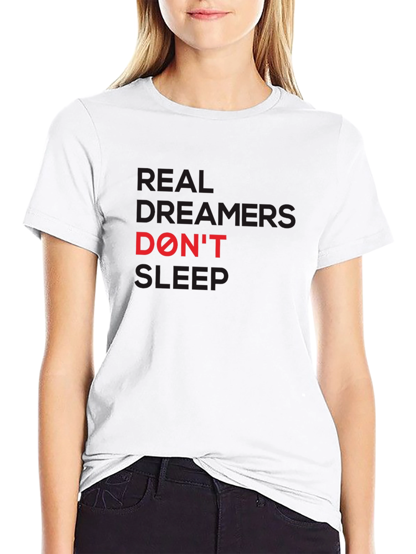 Real Dreamers Dont Sleep Graphic Tee