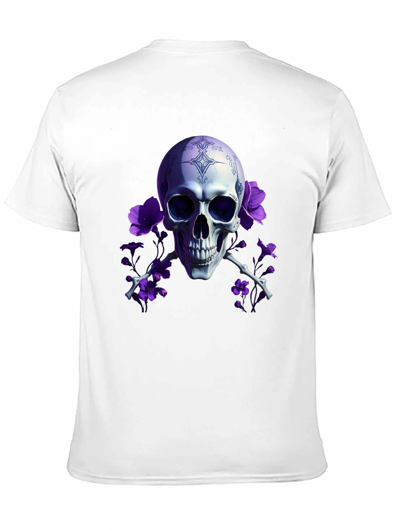 Skull & Flowers Graphic Tee
