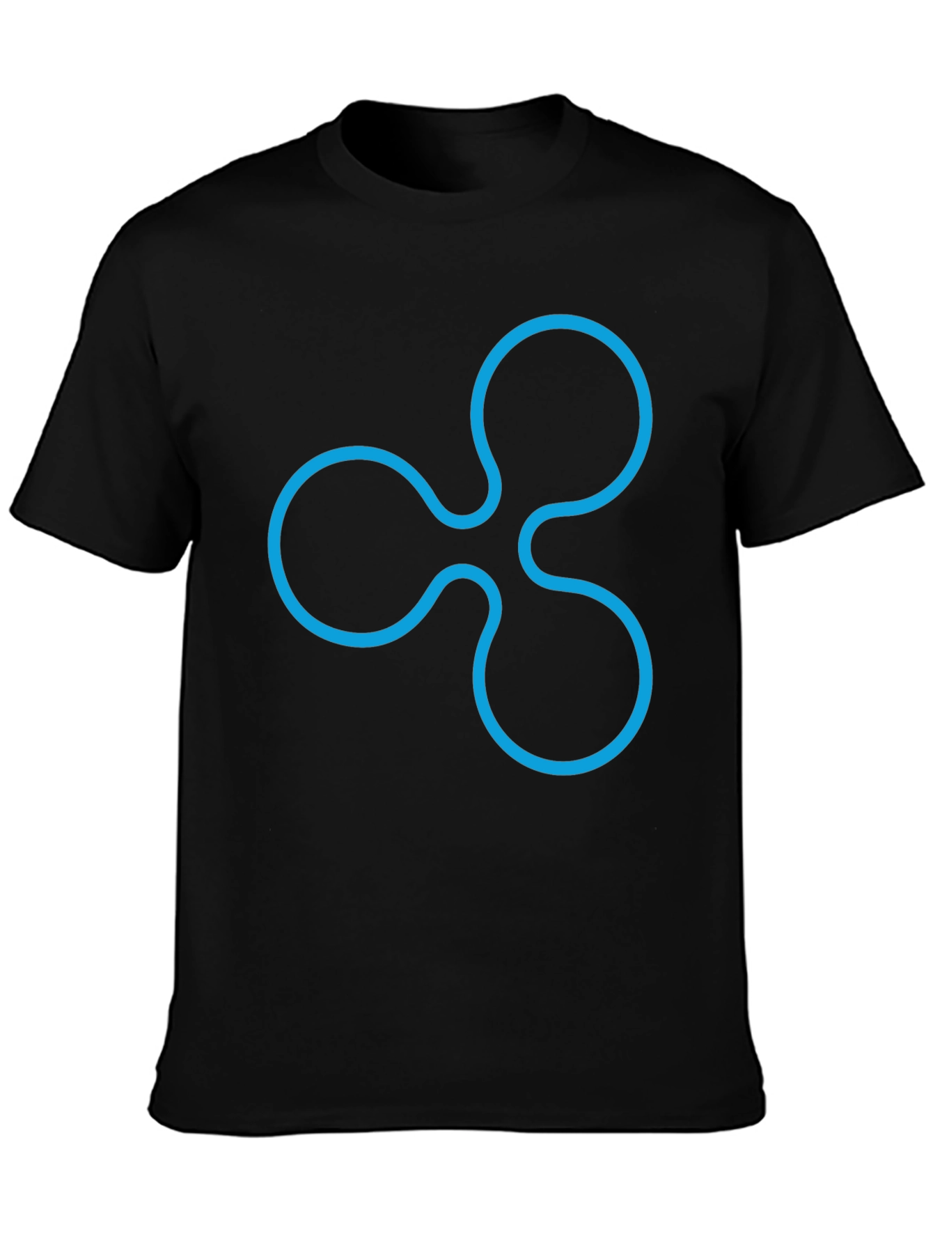 Ripple Cryptocurrency Black T-Shirt