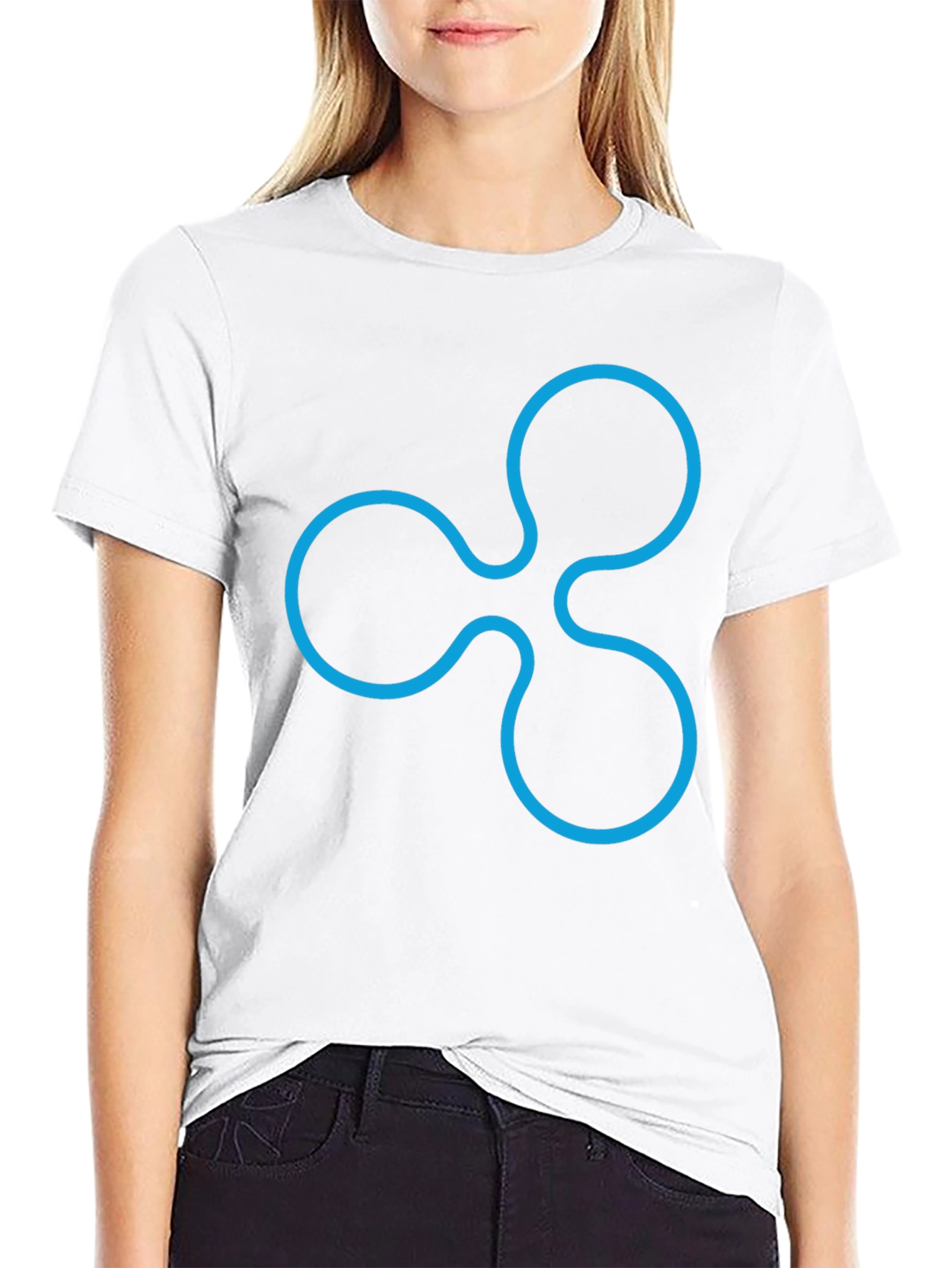 Ripple Cryptocurrency Black T-Shirt