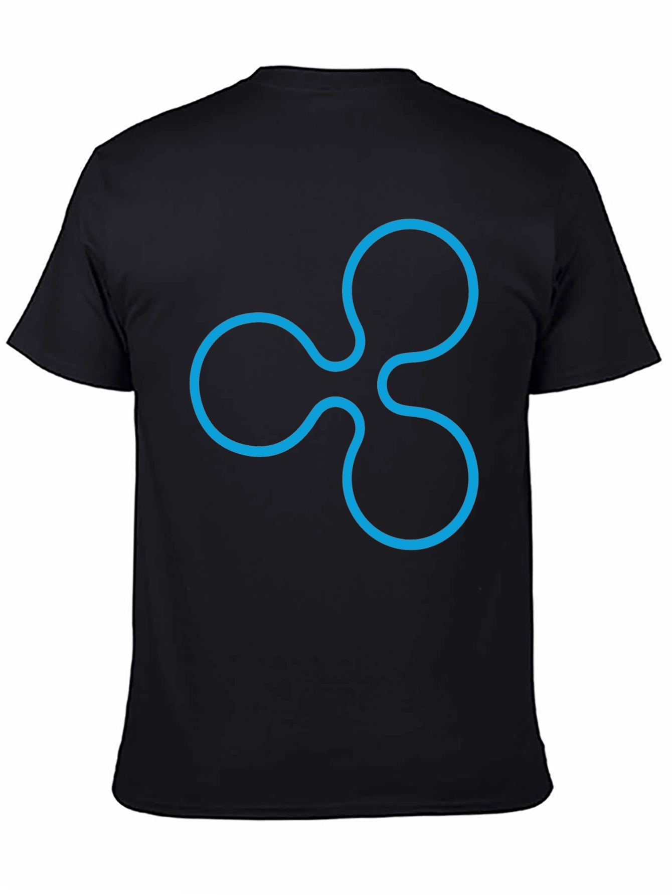 Ripple Cryptocurrency Black T-Shirt