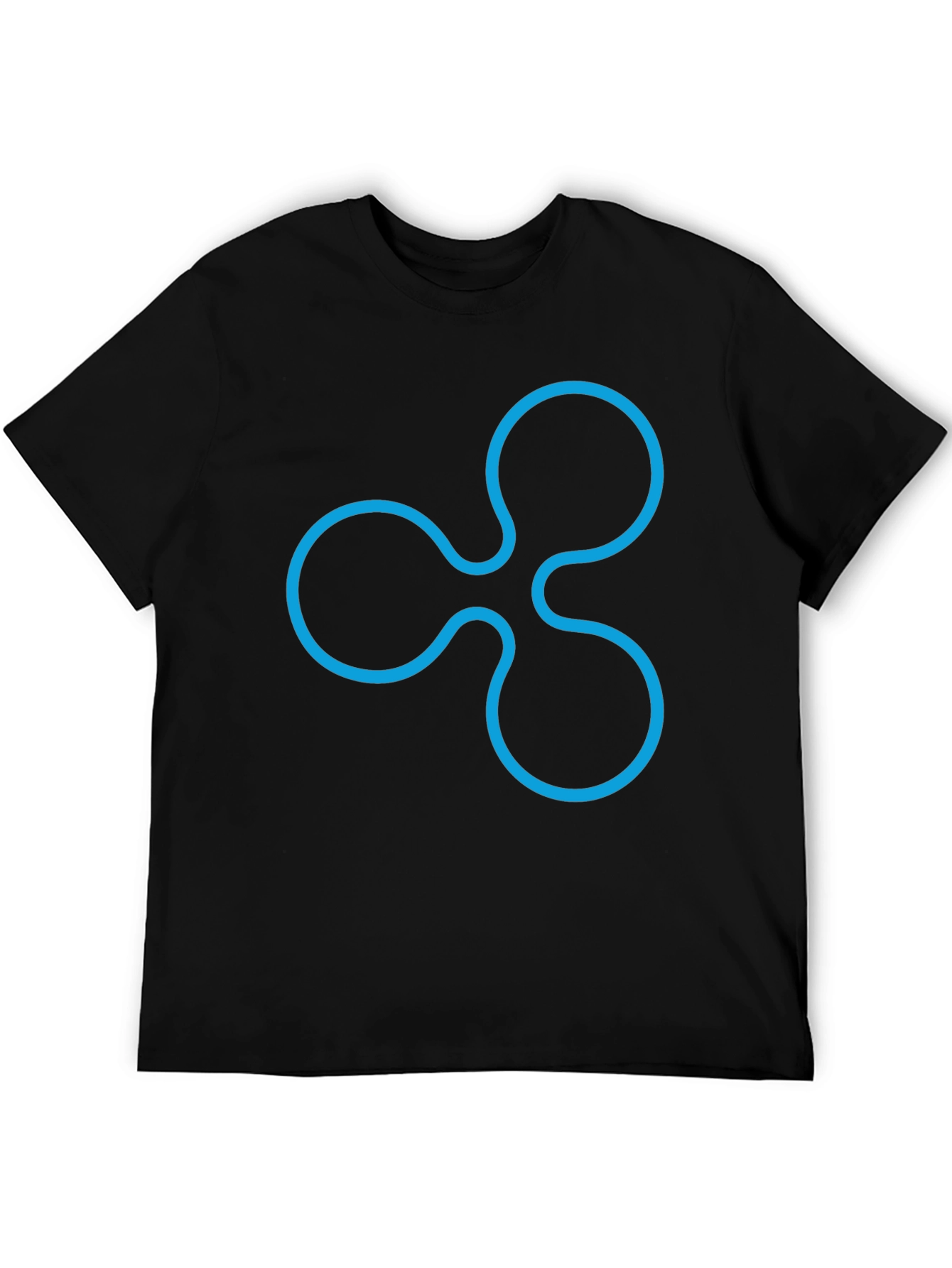 Ripple Cryptocurrency Black T-Shirt