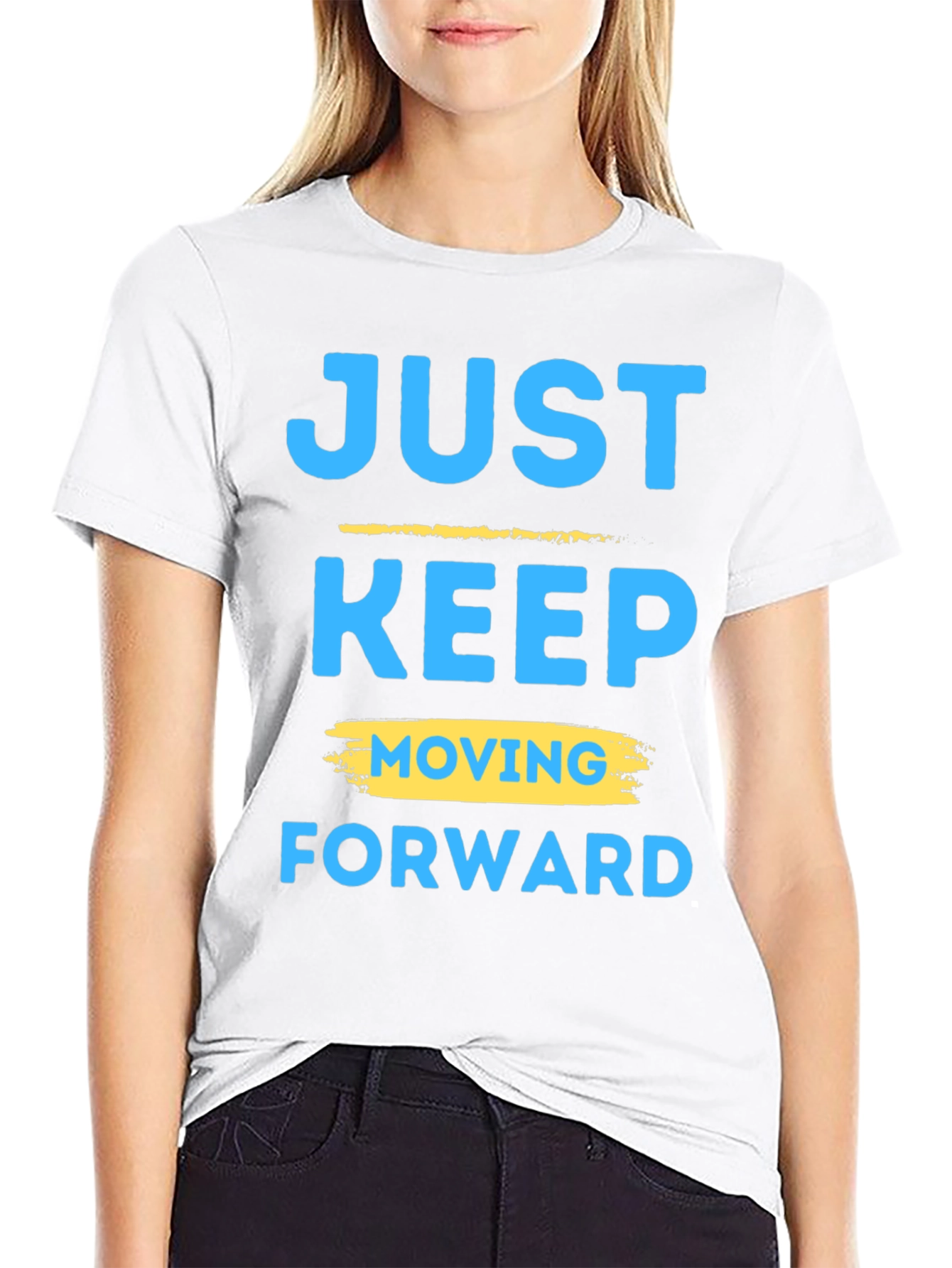 Motivational Graphic T-Shirt: Keep Moving Forward