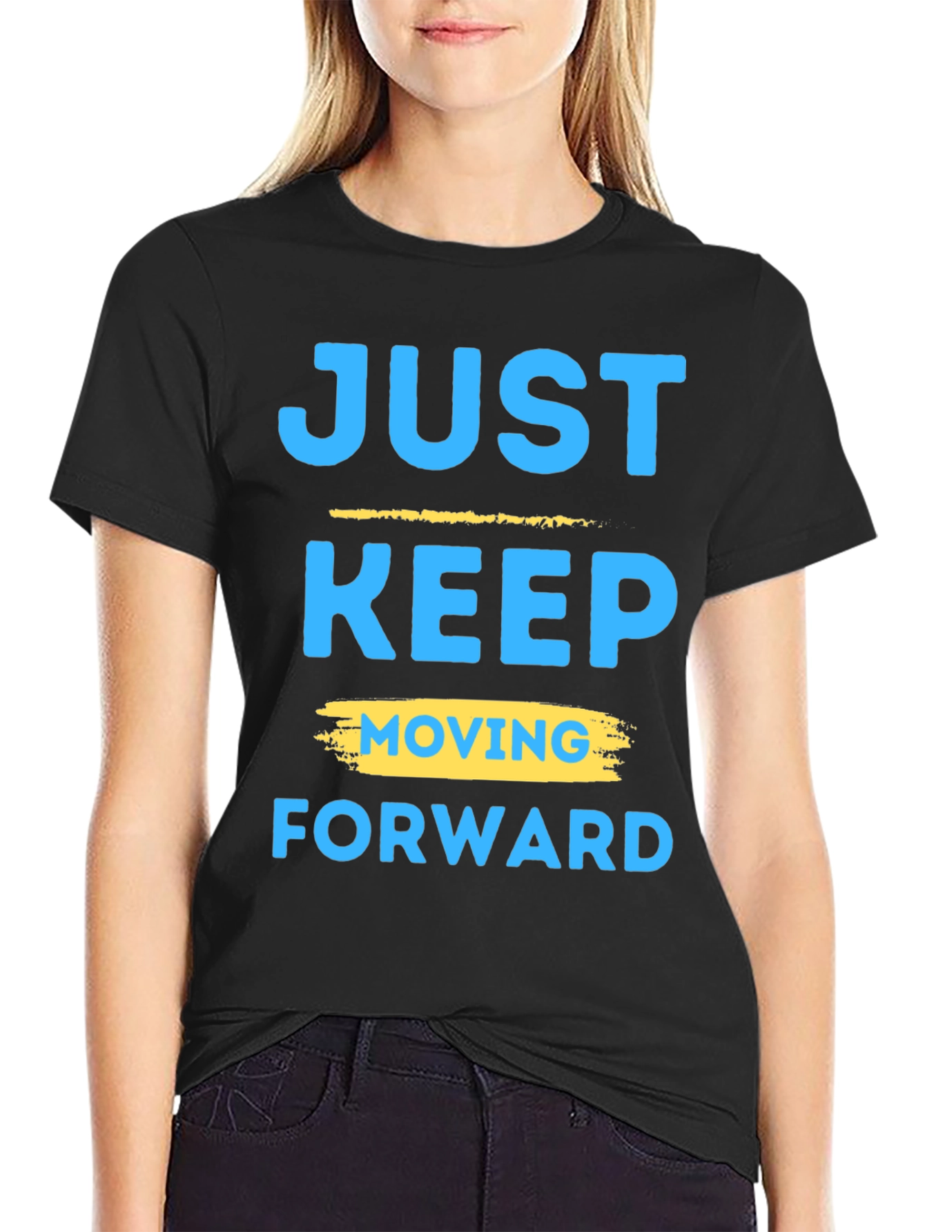 Motivational Graphic T-Shirt: Keep Moving Forward
