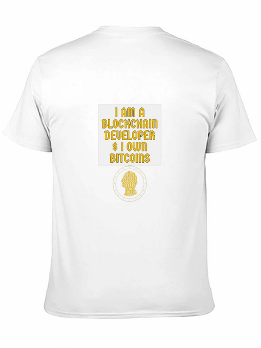 Blockchain Developer Bitcoin T-Shirt