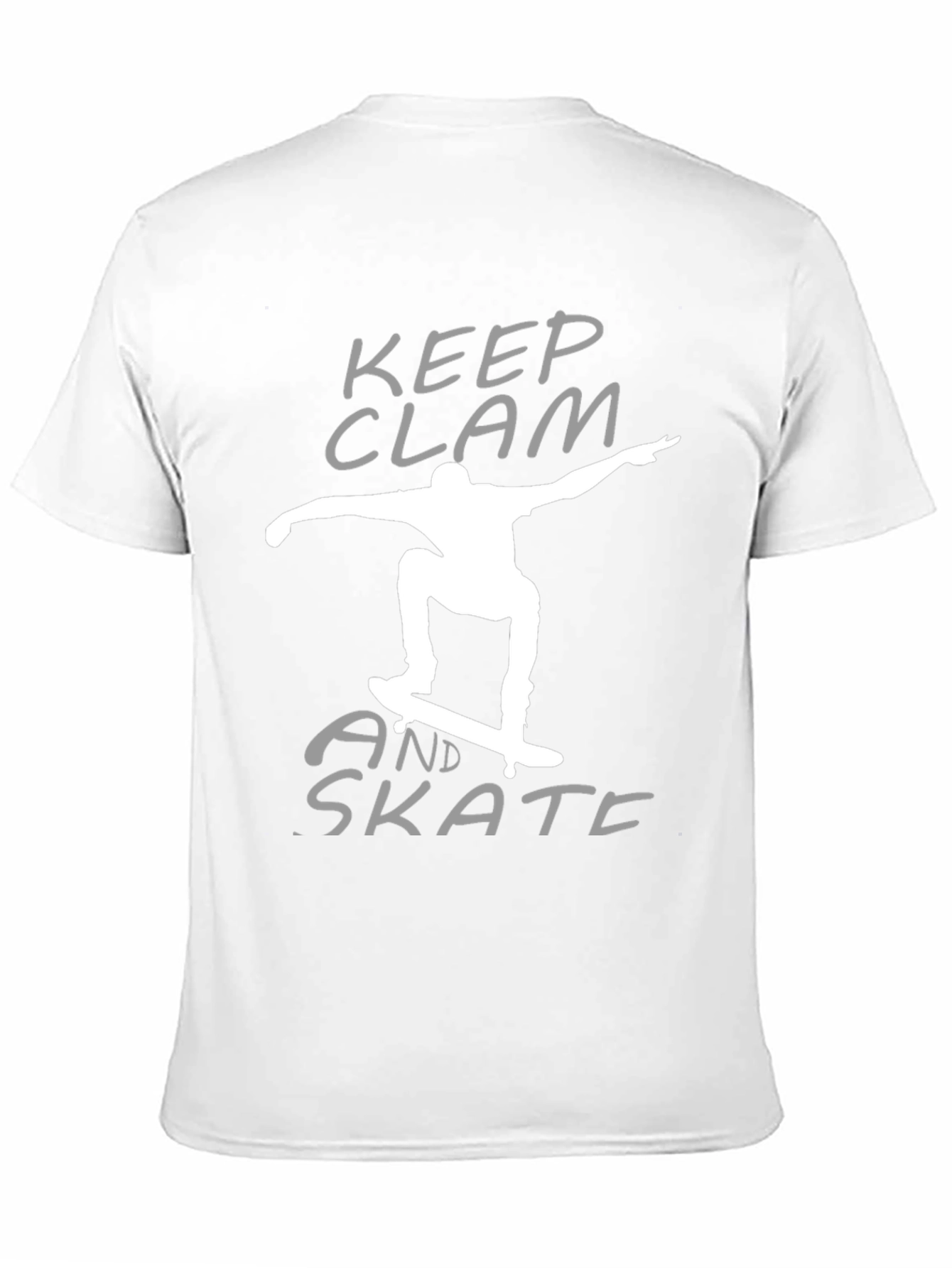 Keep Clam and Skate Black T-Shirt