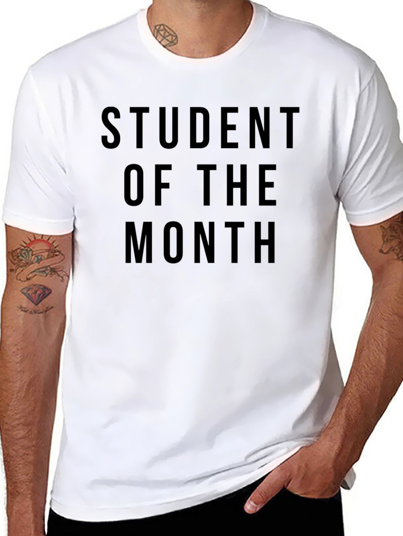 Student of the Month Black T-Shirt