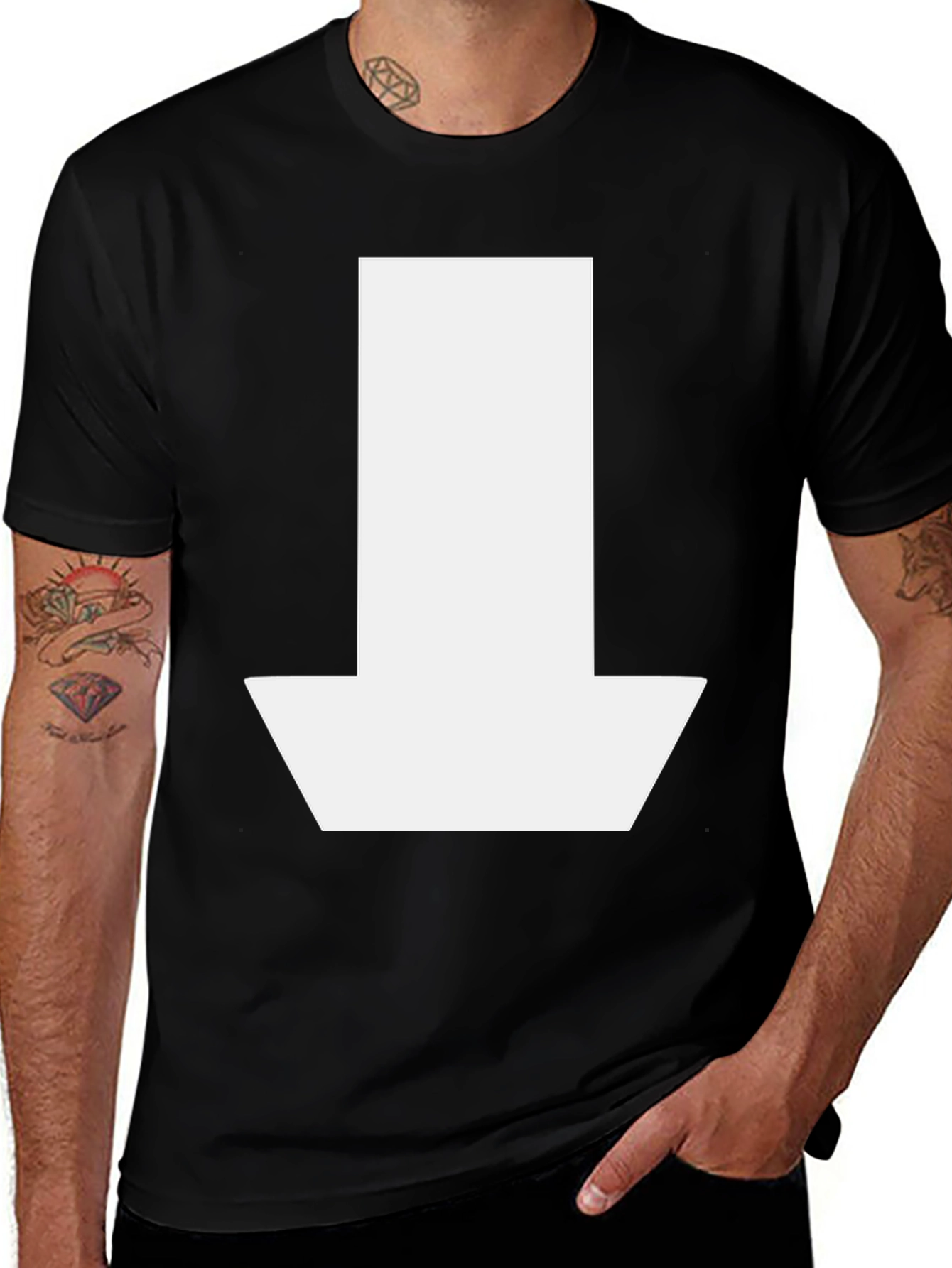 Arrow Graphic T-Shirt - Casual Style