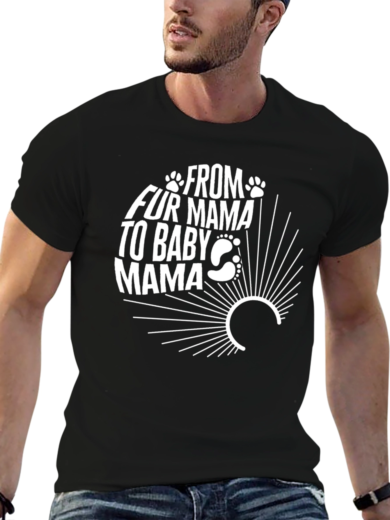 From Fur Mama to Baby Mama T-Shirt