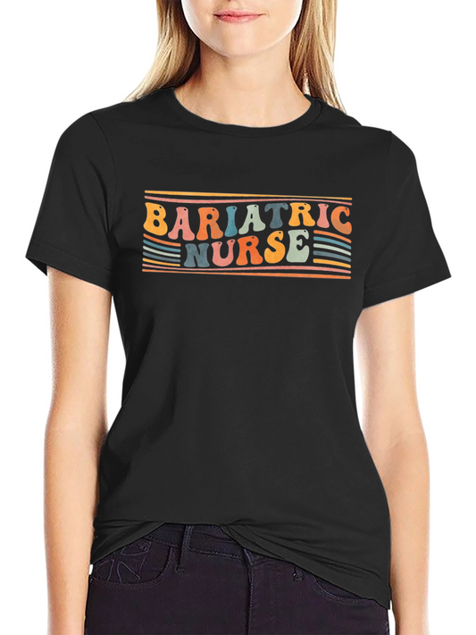 Bariatric Nurse T-Shirt Retro Design