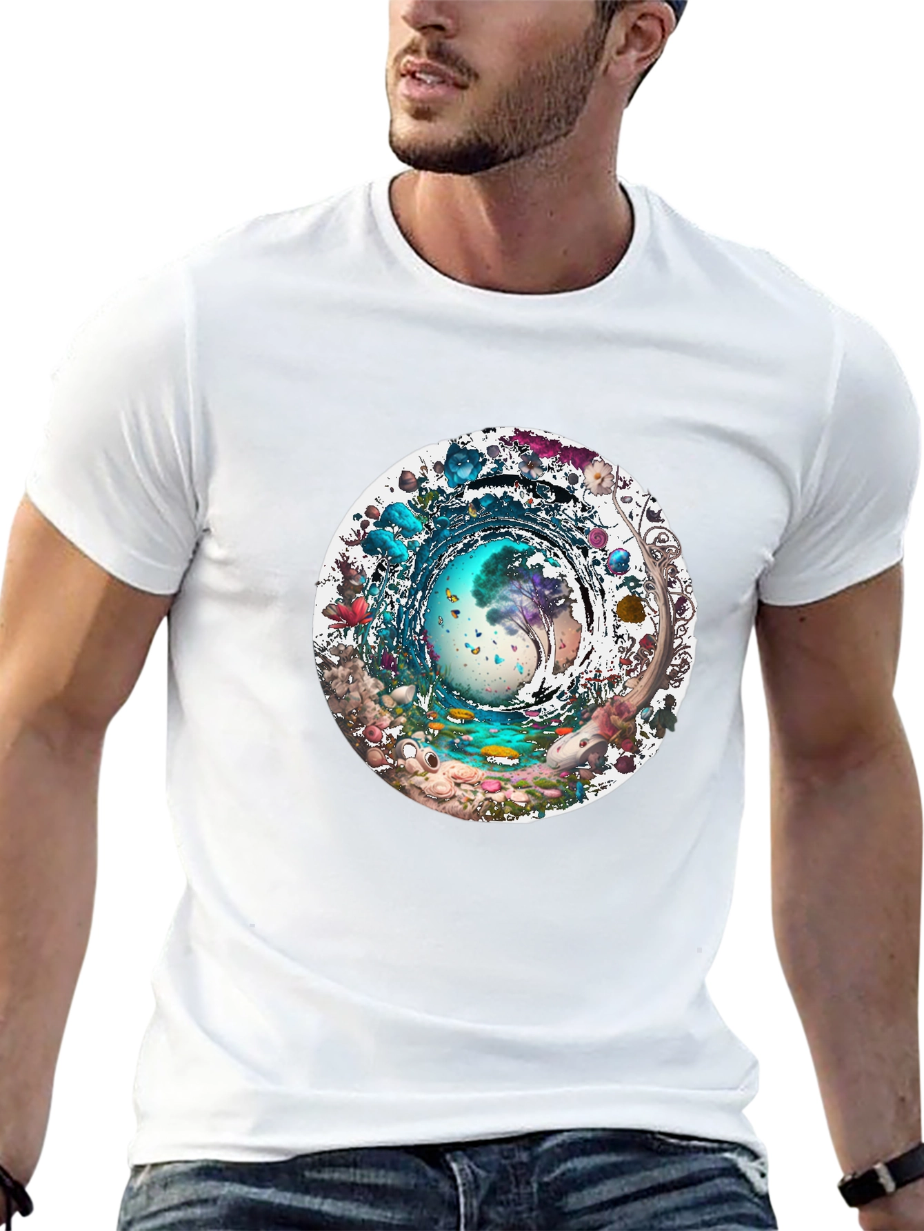 Mystical World Graphic T-Shirt
