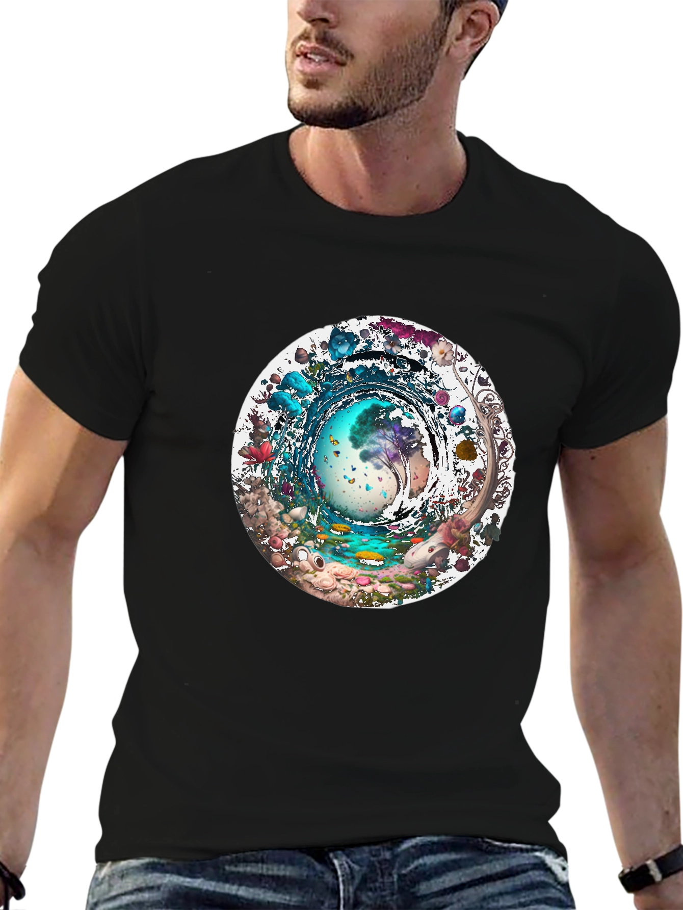 Mystical World Graphic T-Shirt