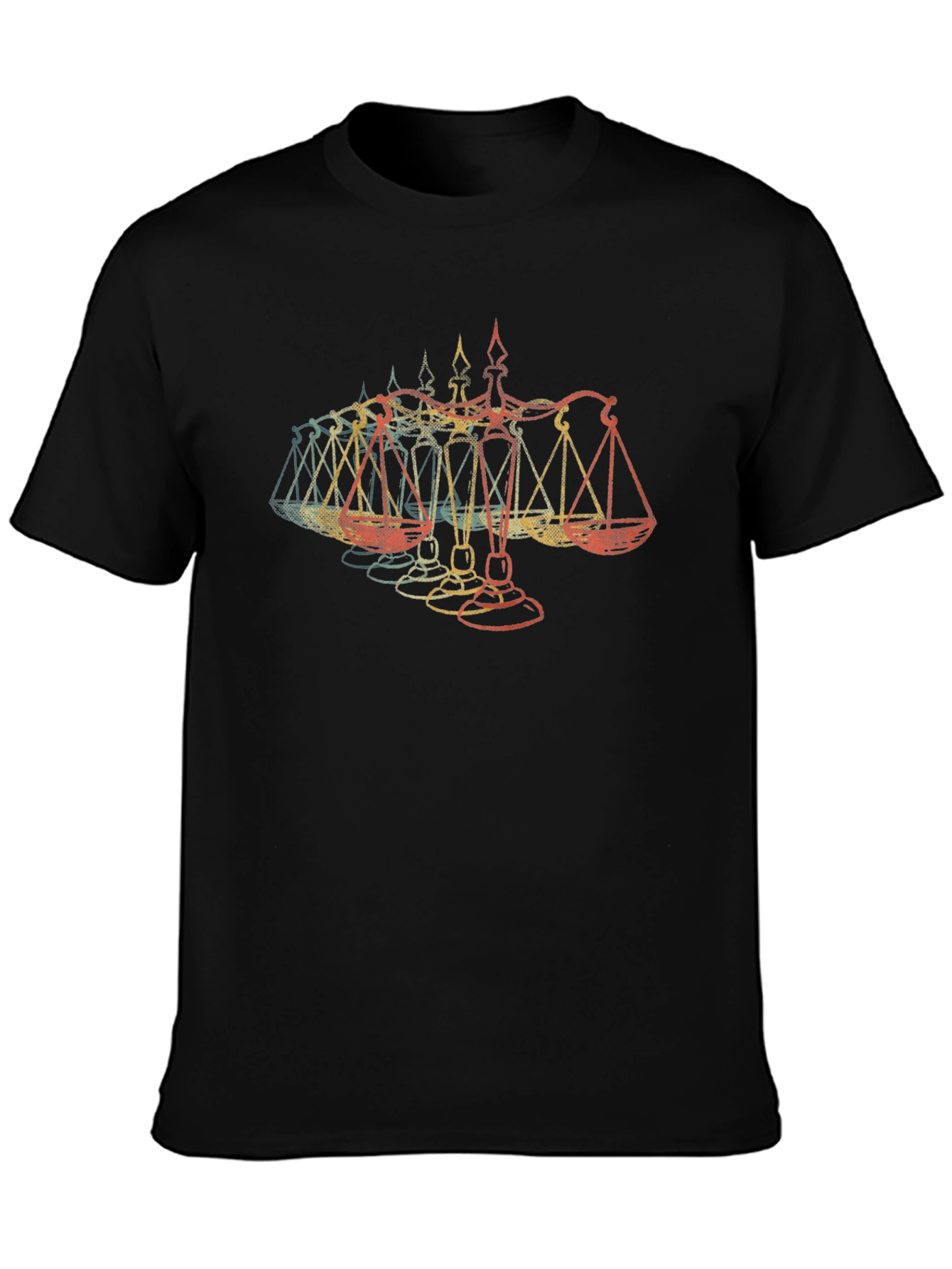 Scales of Justice Graphic T-Shirt - Mens