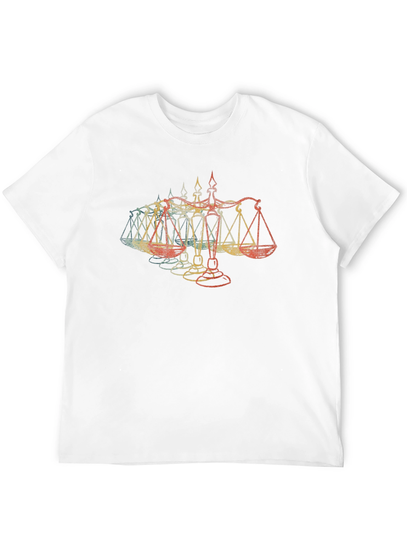 Scales of Justice Graphic T-Shirt - Mens