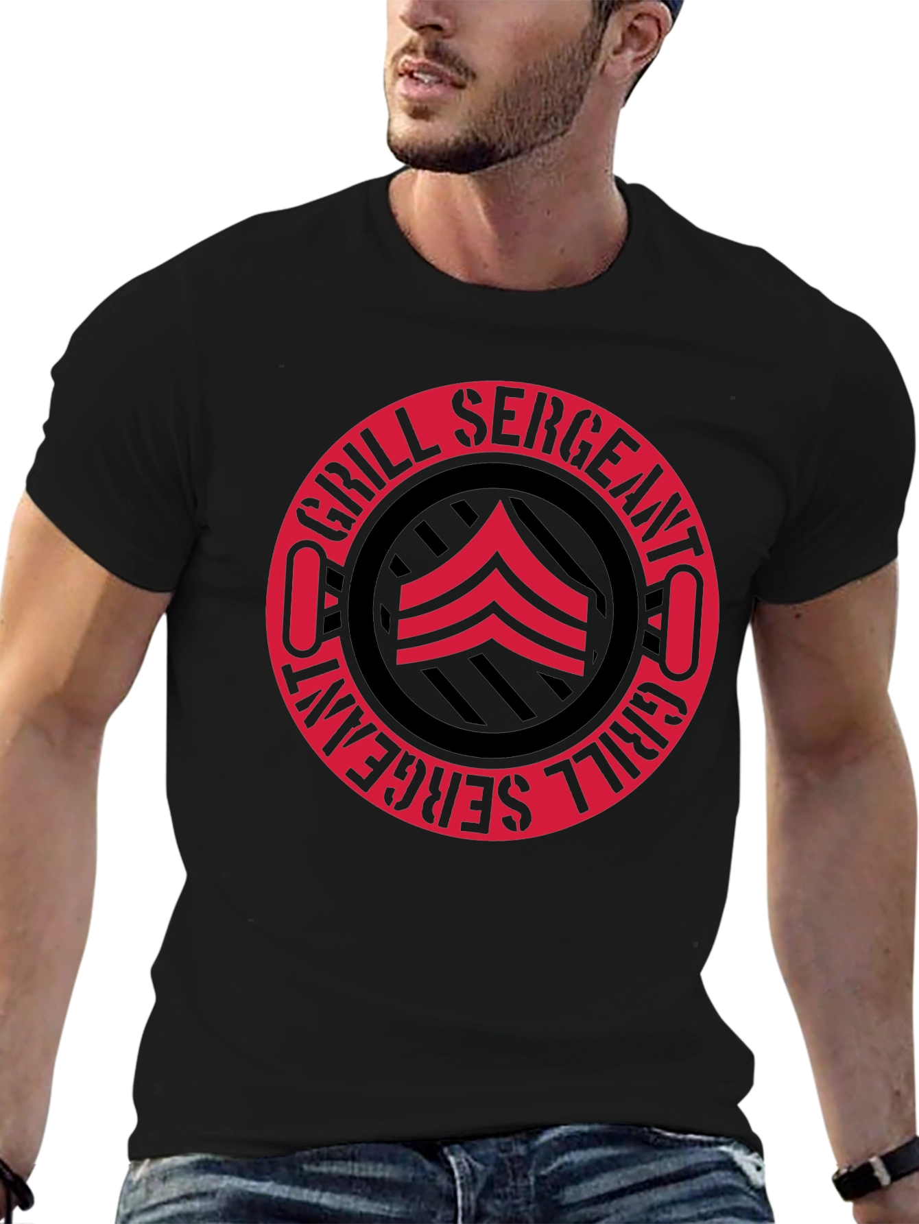 Grill Sergeant T-Shirt BBQ Master Tee