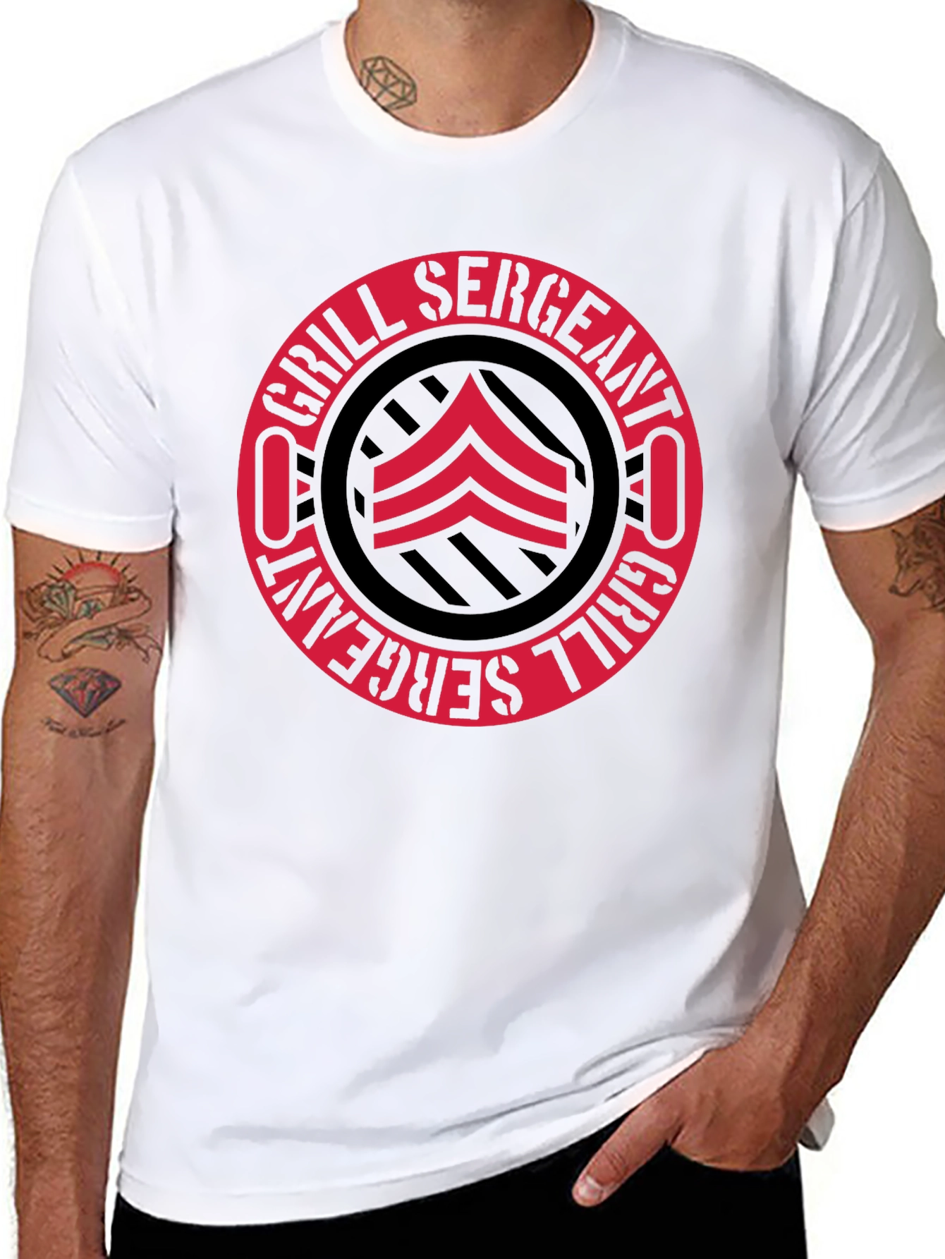 Grill Sergeant T-Shirt BBQ Master Tee