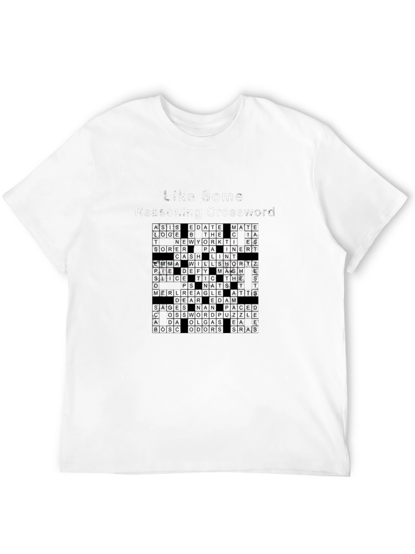 Like Some Reasoning Crossword T-Shirt