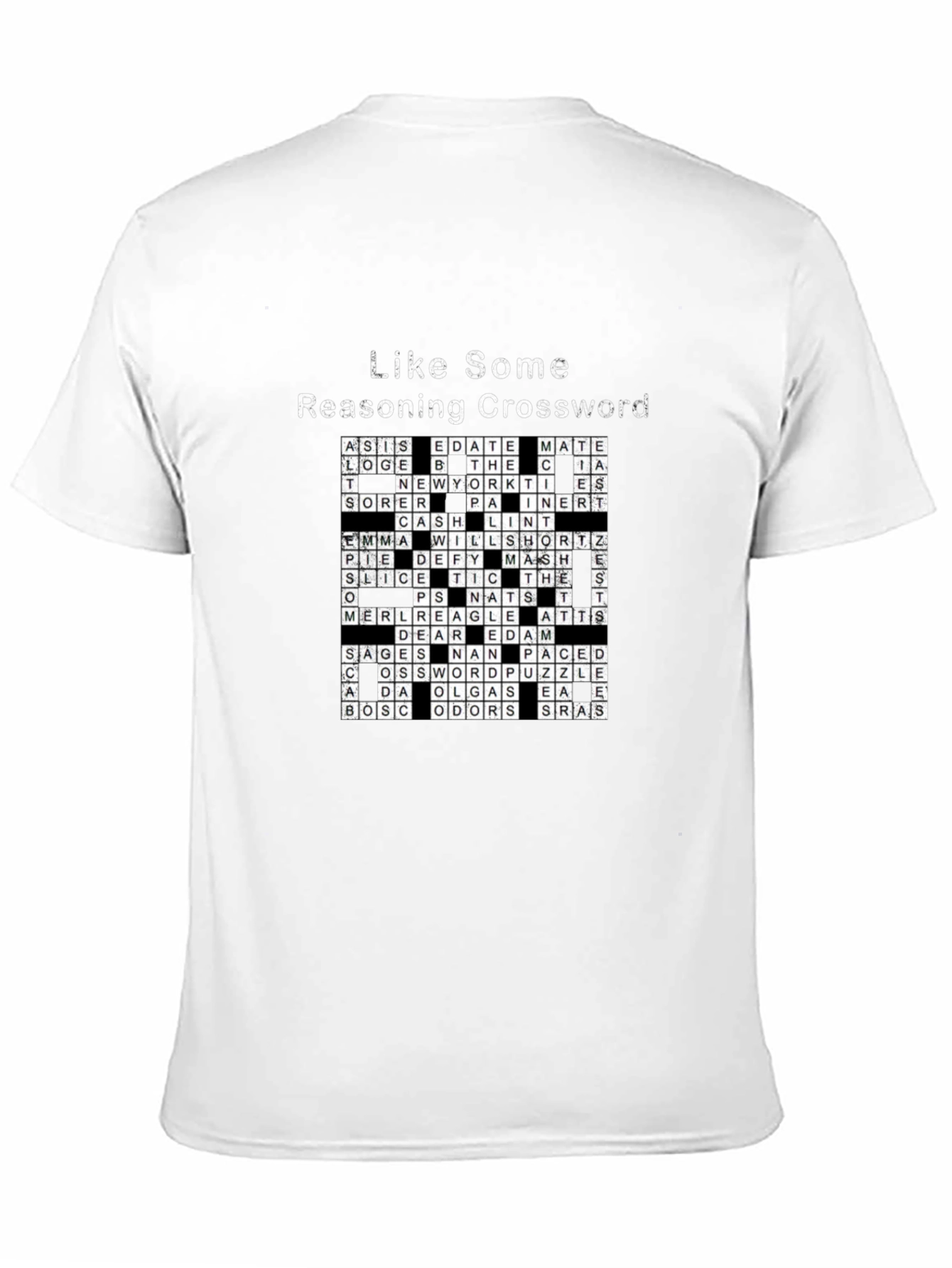 Like Some Reasoning Crossword T-Shirt
