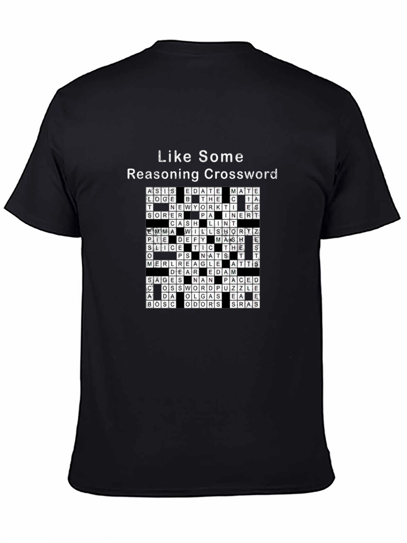 Like Some Reasoning Crossword T-Shirt