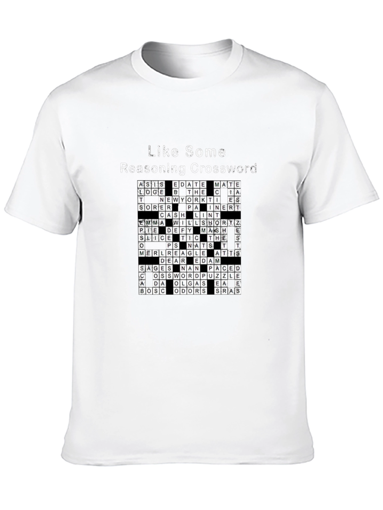 Like Some Reasoning Crossword T-Shirt
