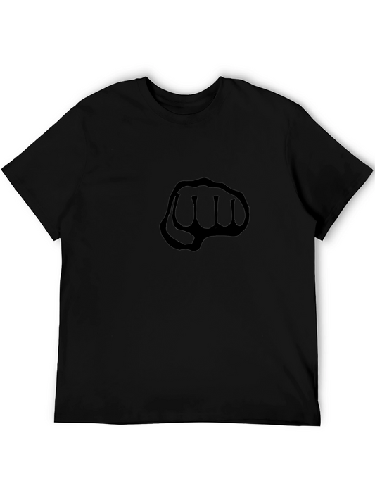Black Fist Graphic Tee - Comfort & Style