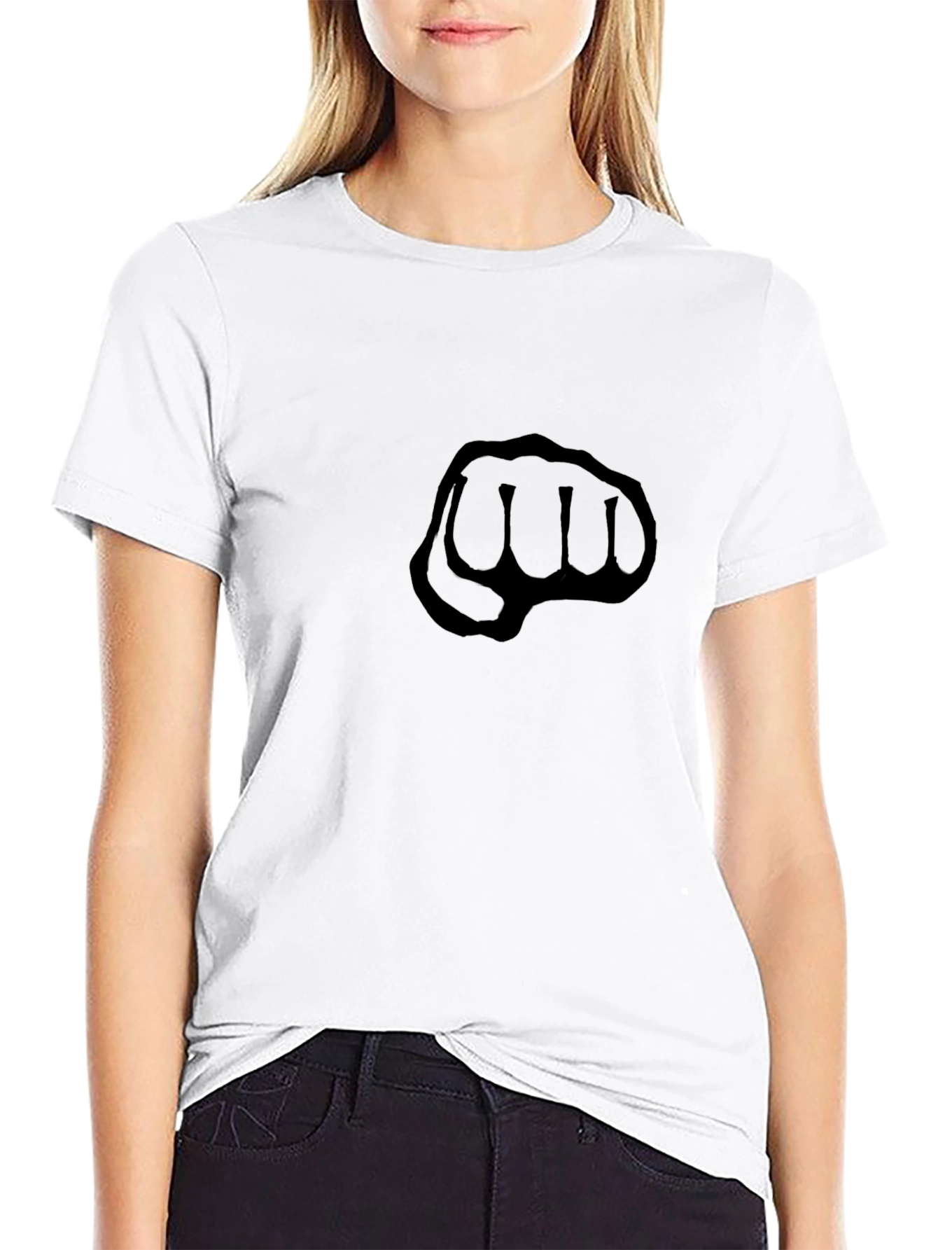 Black Fist Graphic Tee - Comfort & Style