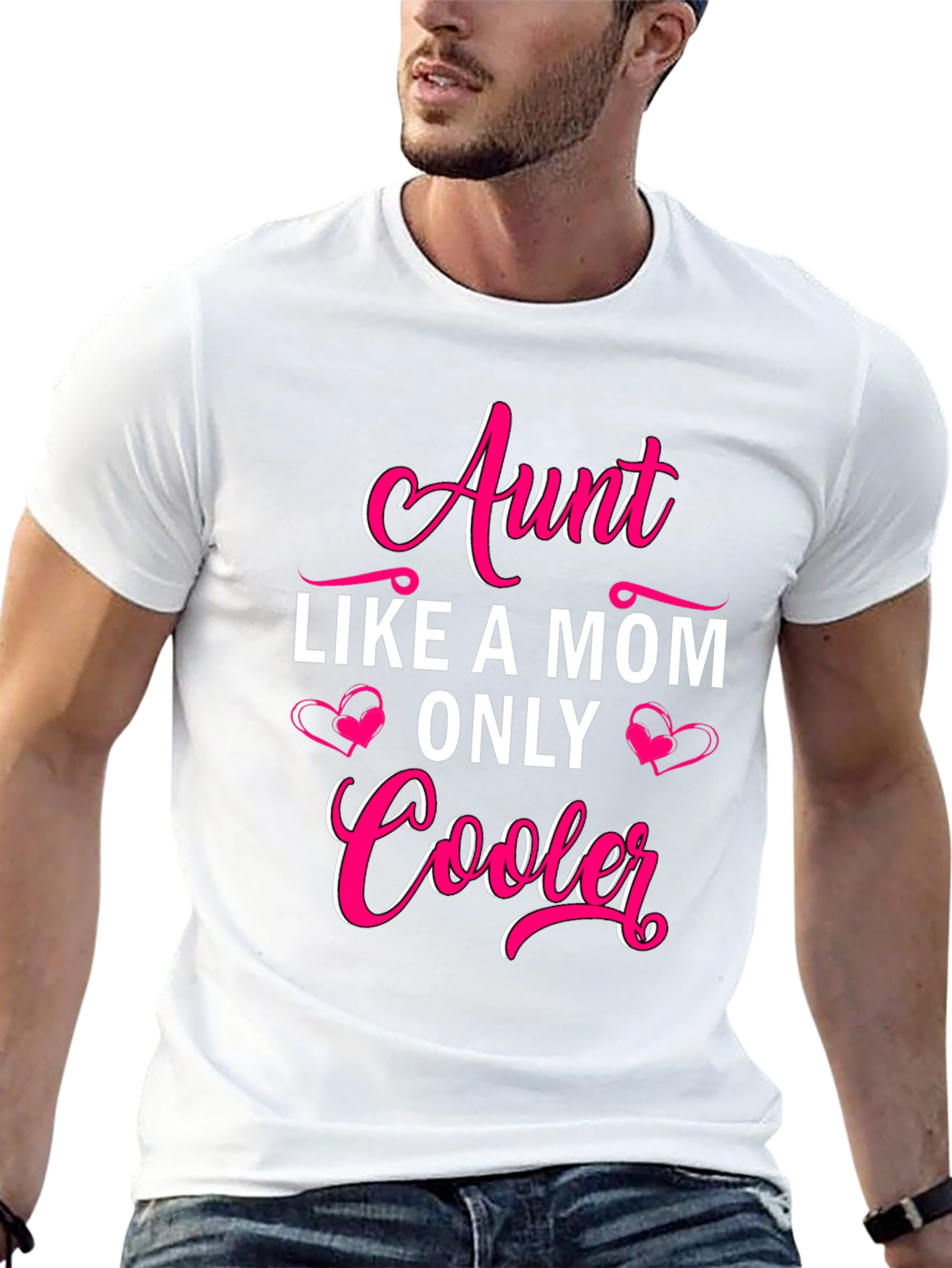 Aunt Like a Mom Only Cooler T-Shirt