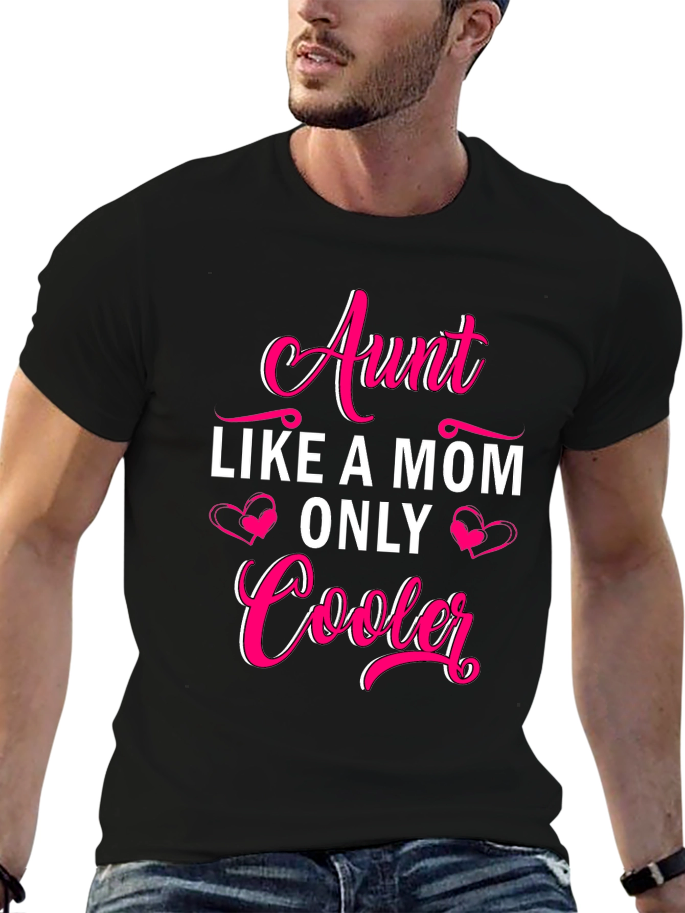 Aunt Like a Mom Only Cooler T-Shirt